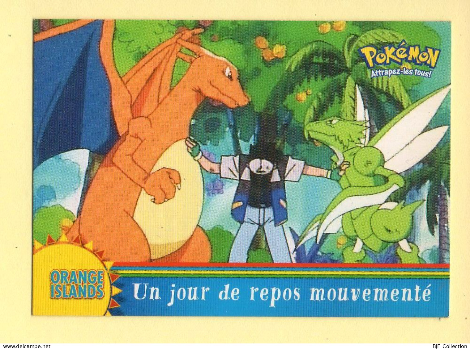 POKEMON Carte TOPPS OR15  UN JOUR DE REPOS MOUVEMENTE  - Autres & Non Classés