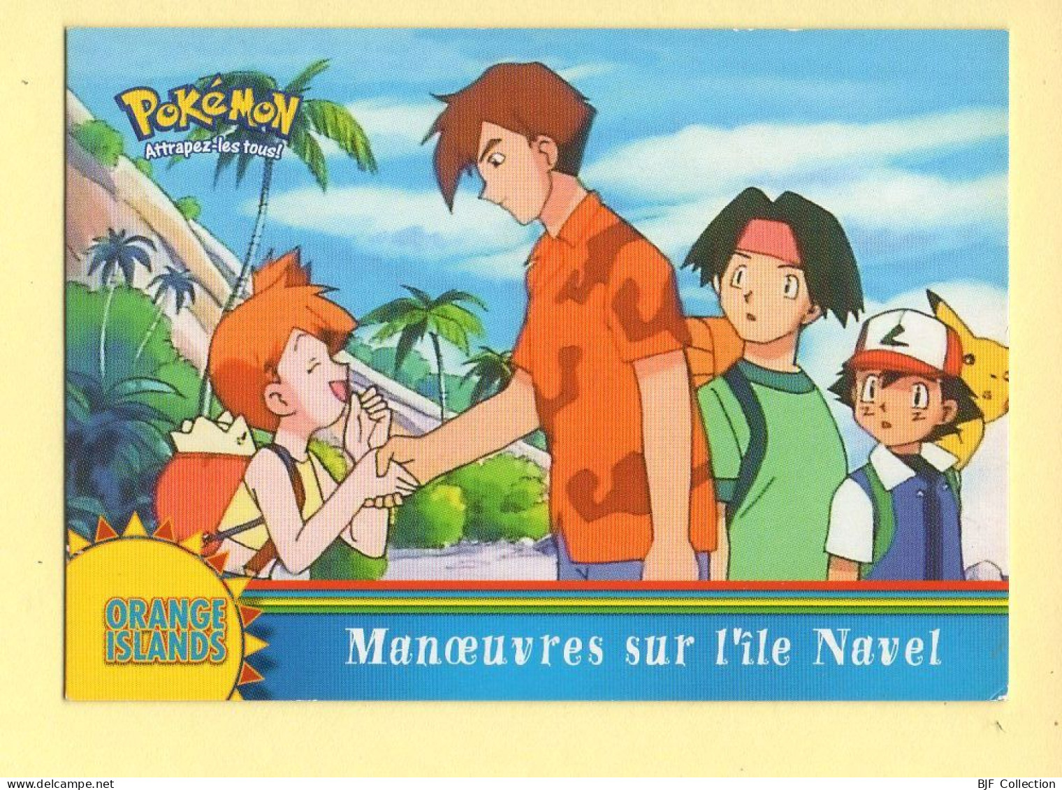 POKEMON Carte TOPPS OR10  MANOEUVRES SUR L'ILE NAVEL  - Other & Unclassified