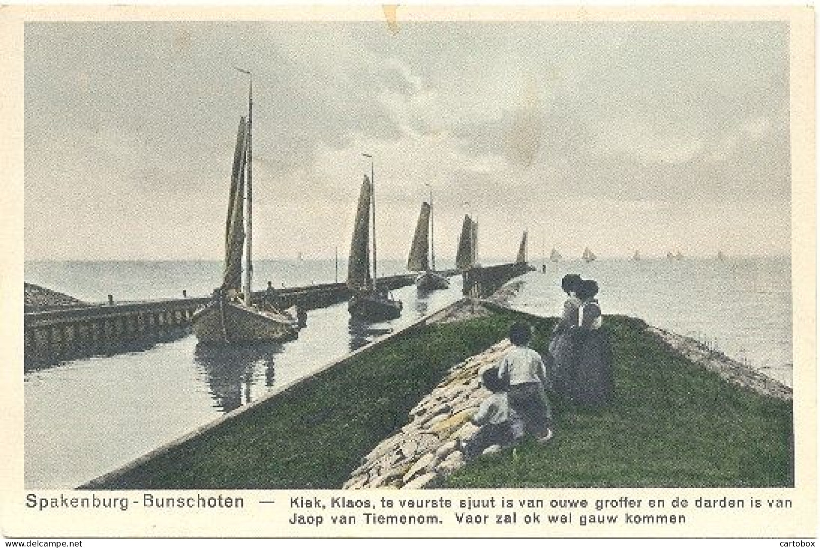 Spakenburg - Bunschoten 3x,   ( Klederdracht)  (folklore) Visserij Landbouw  3 X Scan - Spakenburg