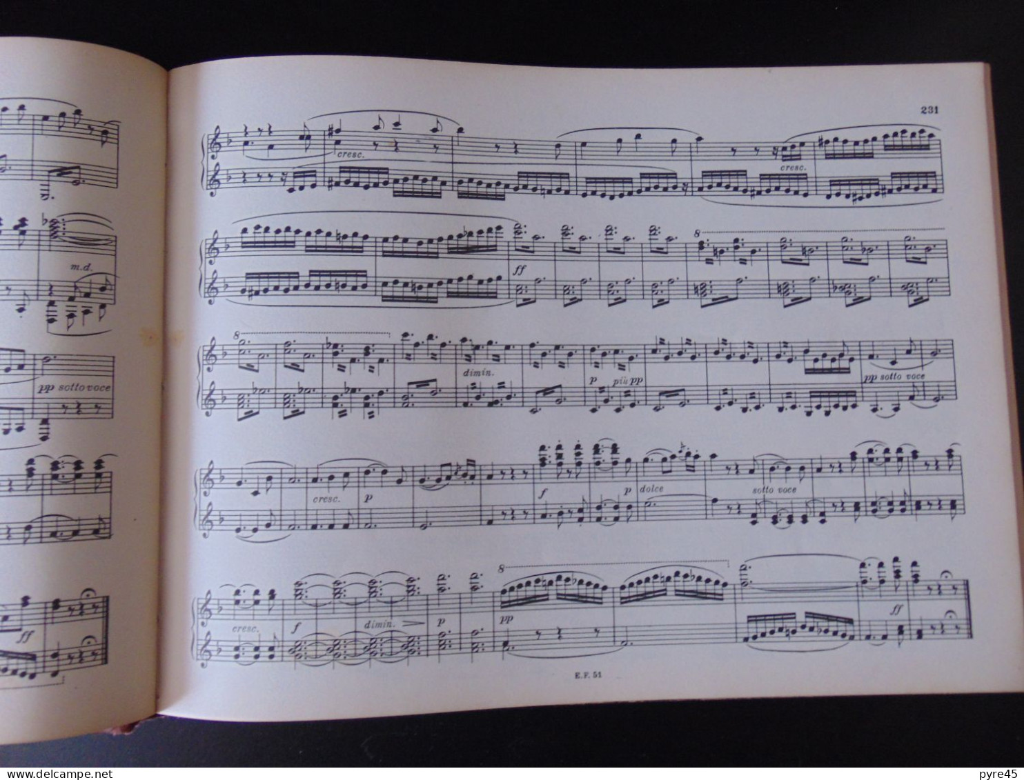 Partition " Beethoven, Symphonies Pour Piano à 4 Mains " 387 Pages, 1925 - Partitions Musicales Anciennes