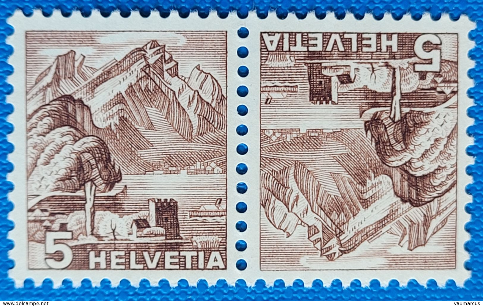 Zu K 38 / Mi K 38 / YT 461a ** / MNH Voir Description - Kopstaande