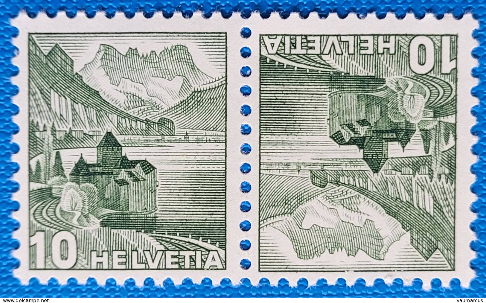 Zu K 39 / Mi K 39 / YT 462a ** / MNH Voir Description - Tête-bêche