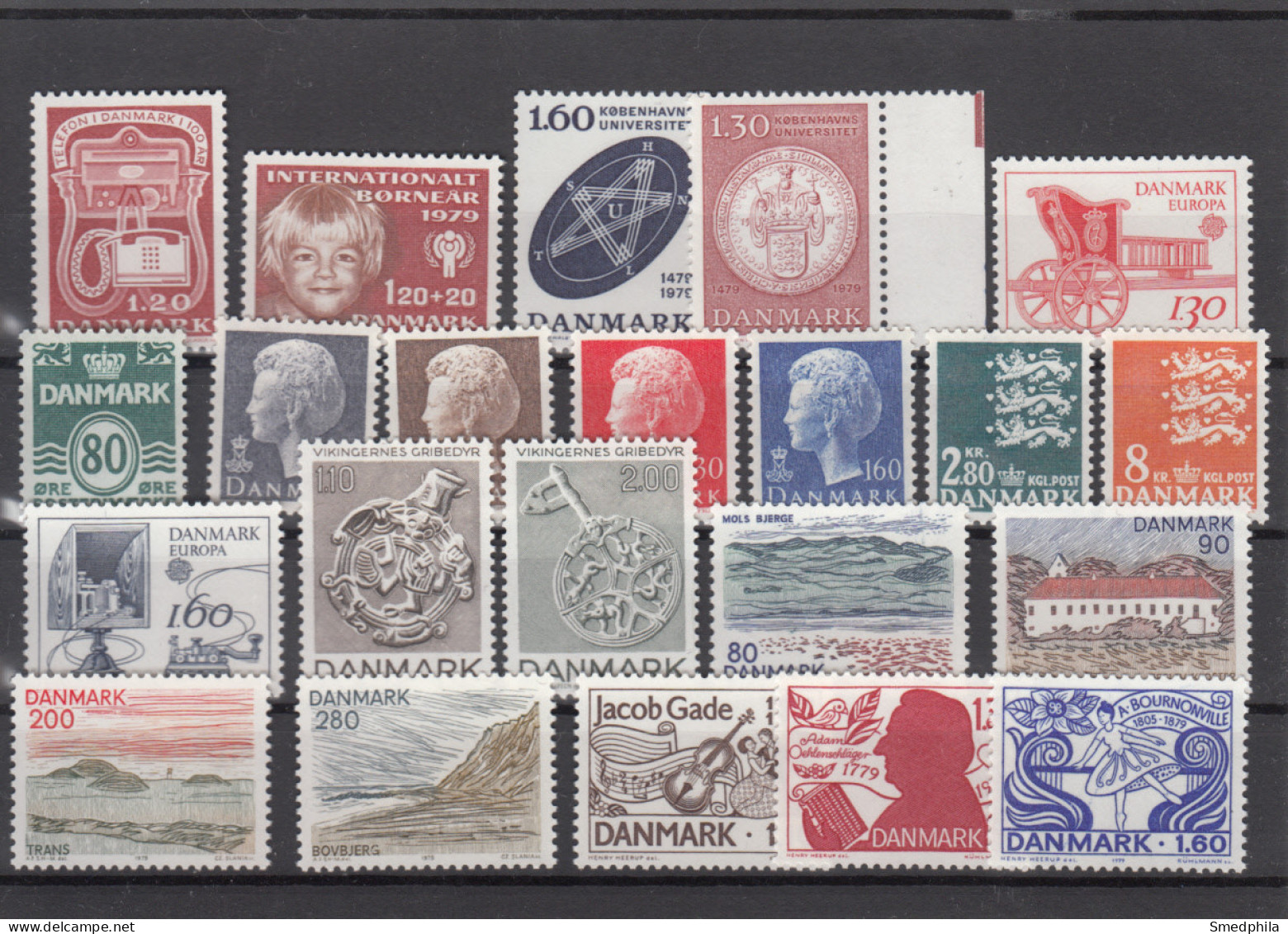 Denmark 1979 - Full Year MNH ** - Full Years