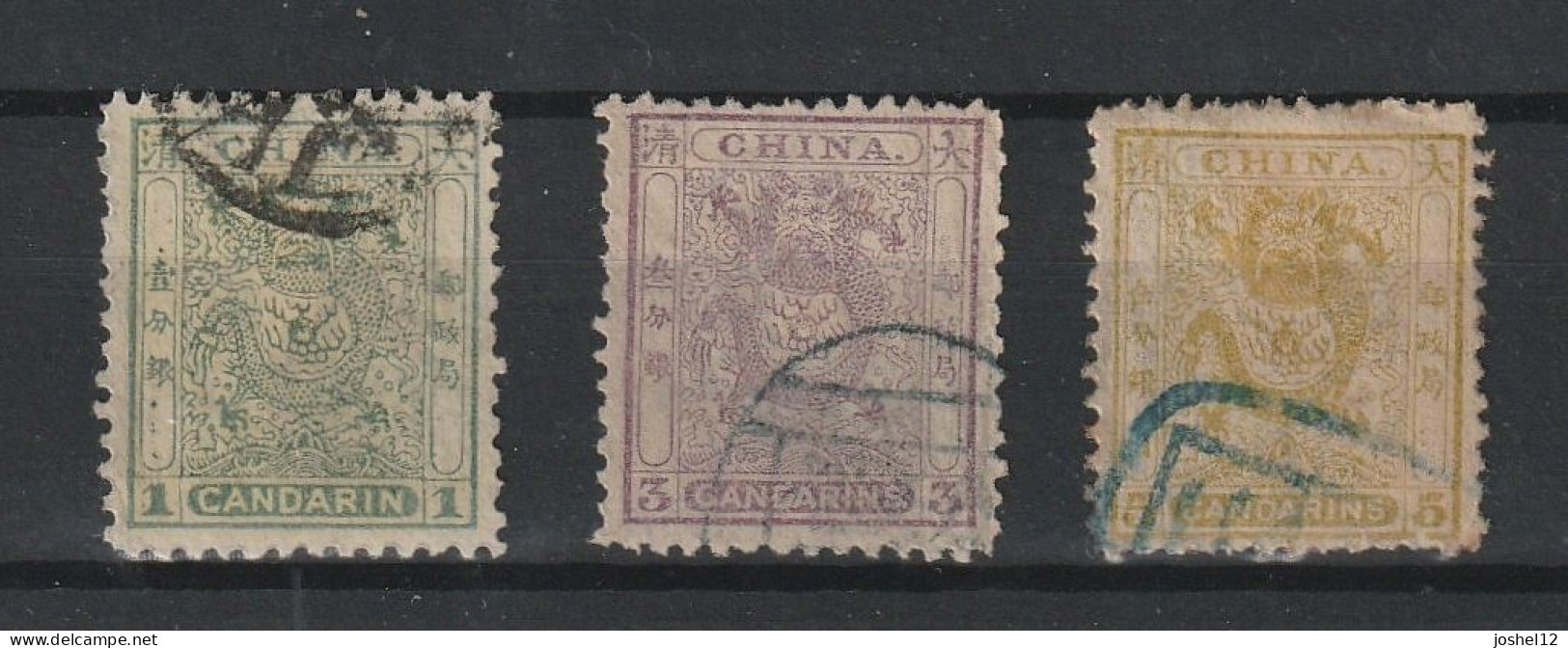 China 1885 Small Dragon Set. Used - Oblitérés