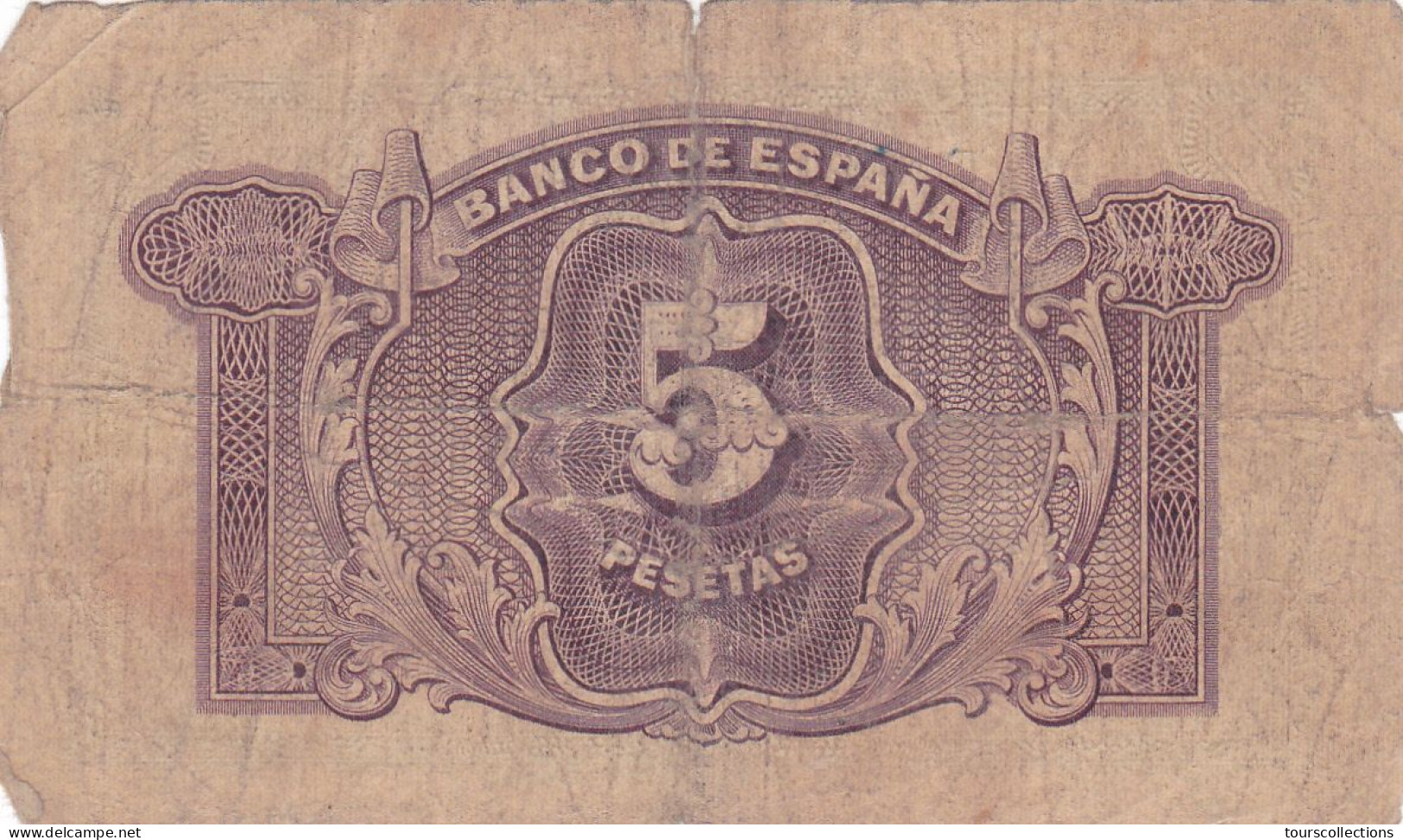 ESPAGNE - 5 PESETAS 1935 - Femme Couronnée Allégorie De La République Sans N° Série - 6836239 - 5 Peseten