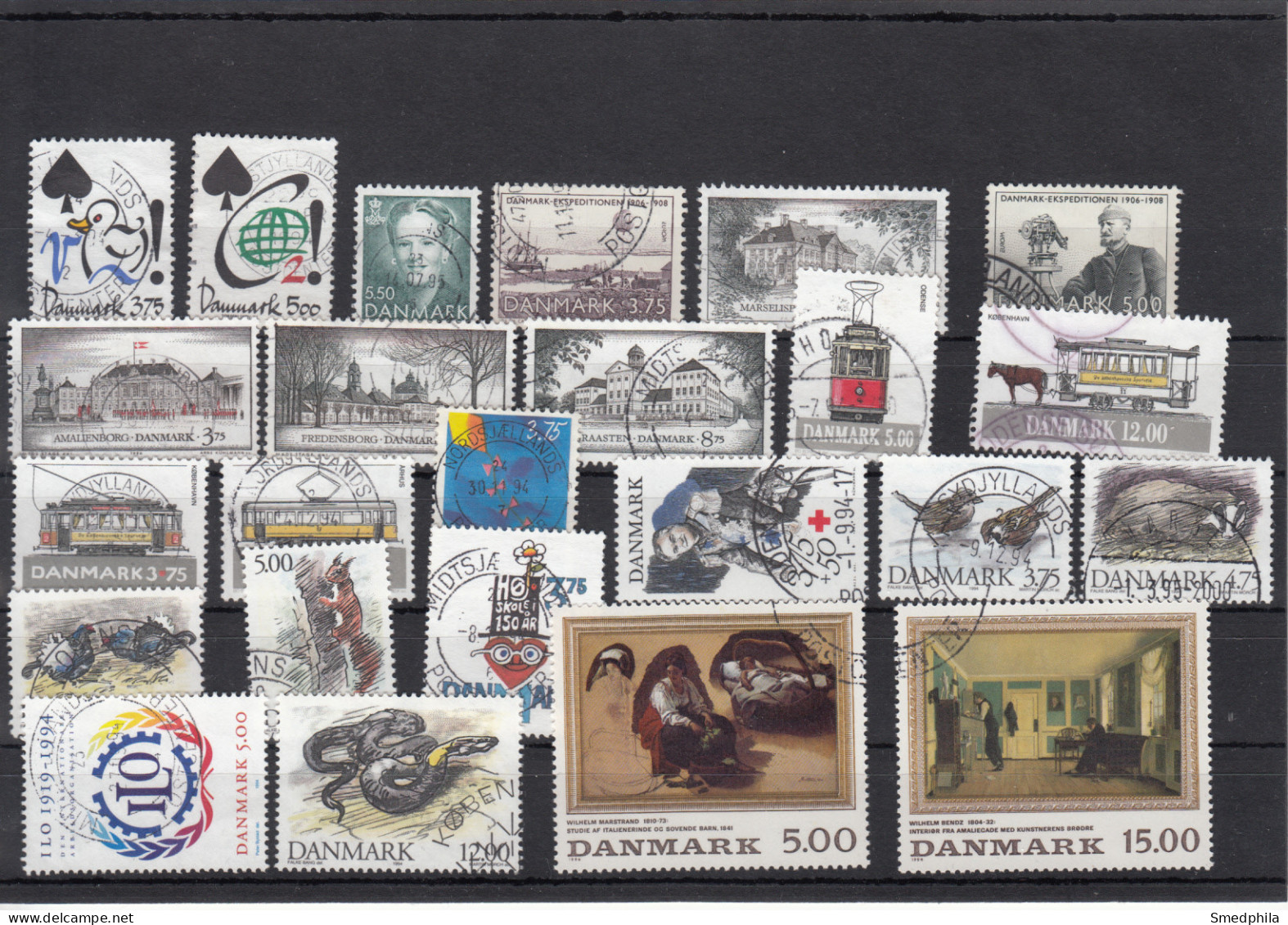 Denmark 1994 - Full Year Used - Annate Complete