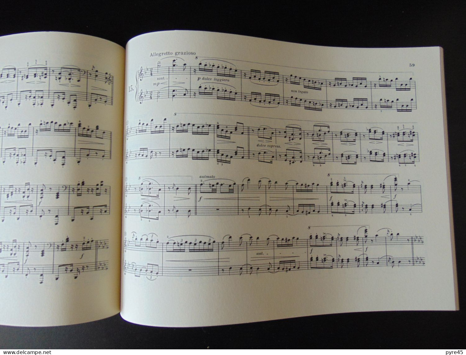 Partition " Brahms, Danses hongroises " Piano à 4 mains, 85 pages, 1984