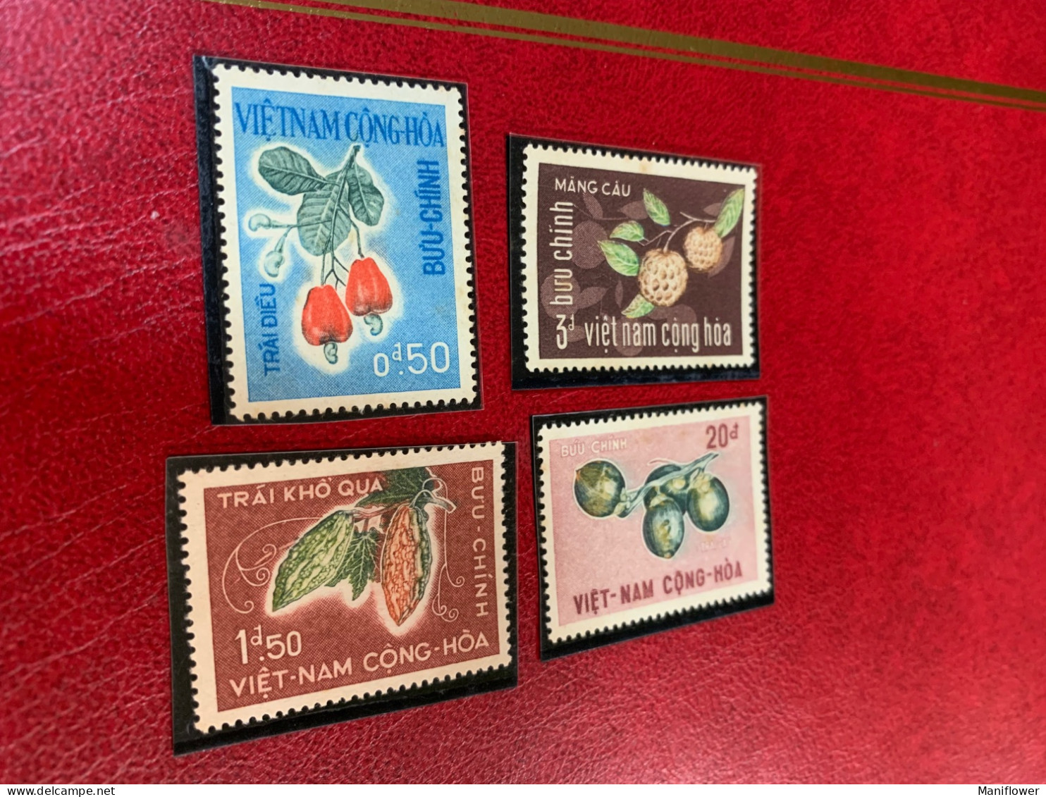 Fruits Stamp Banana 1969 Vietnam MNH Saigon - Fruits