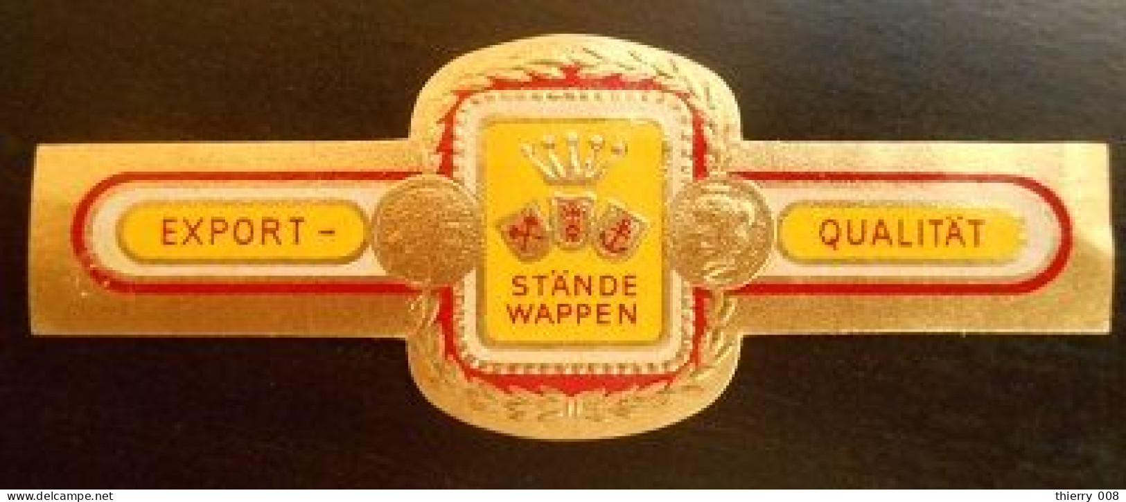 P99 Bague Bagues Cigare Cigares  Stande Wappen  1 Pièce - Cigar Bands