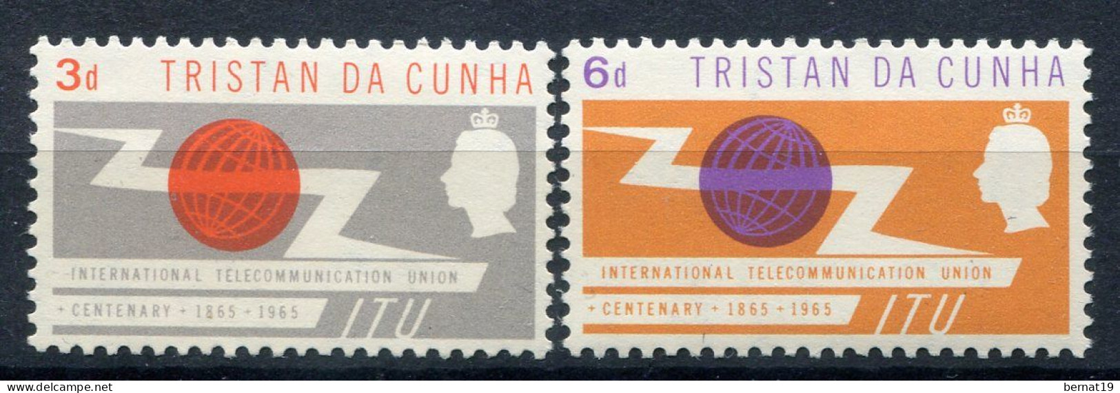 Tristan Da Cunha 1965. Yvert 85-86 ** MNH. - Tristan Da Cunha
