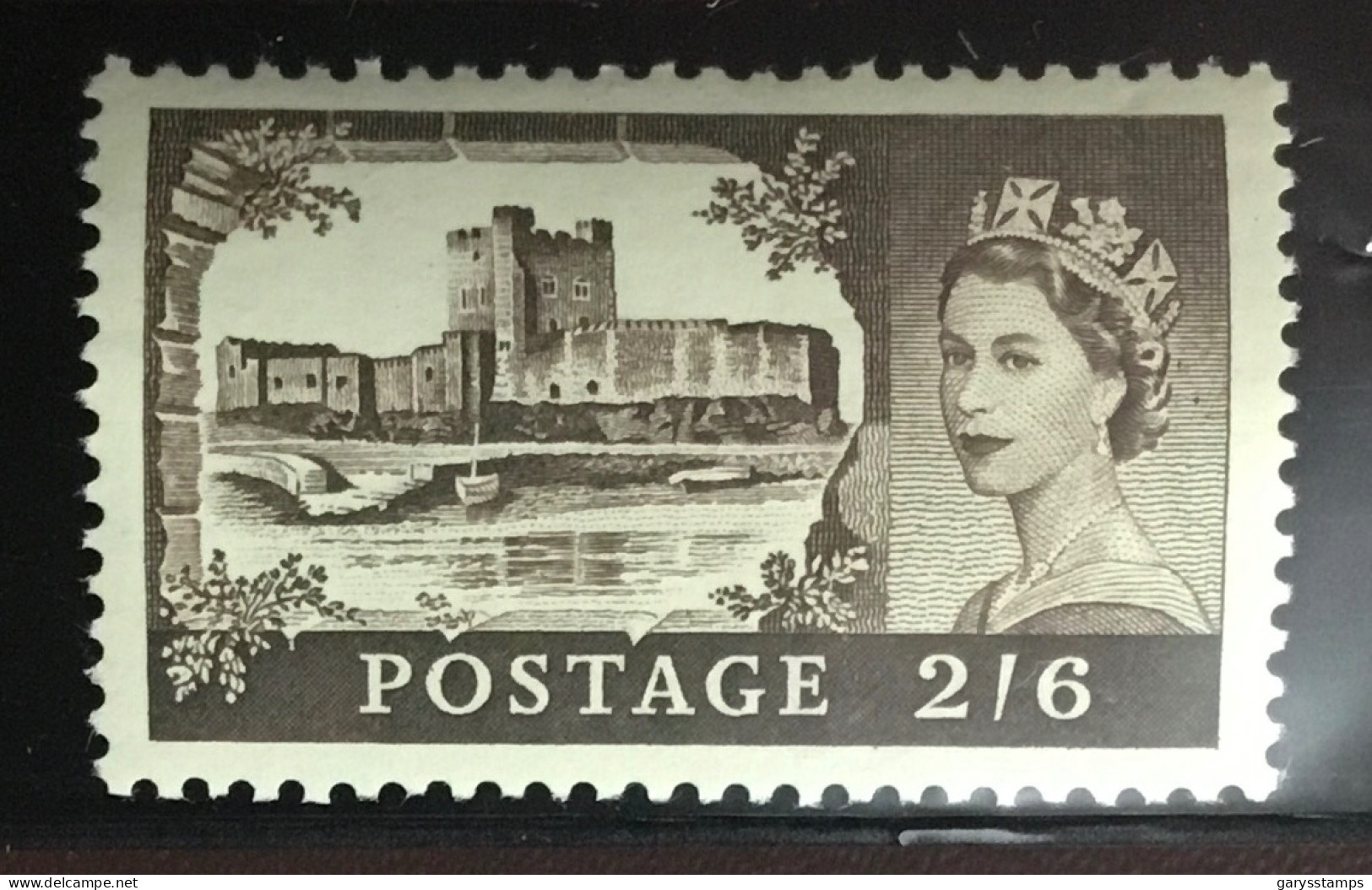 Great Britain 1955 2s5d Waterlow Castles MNH - Nuevos