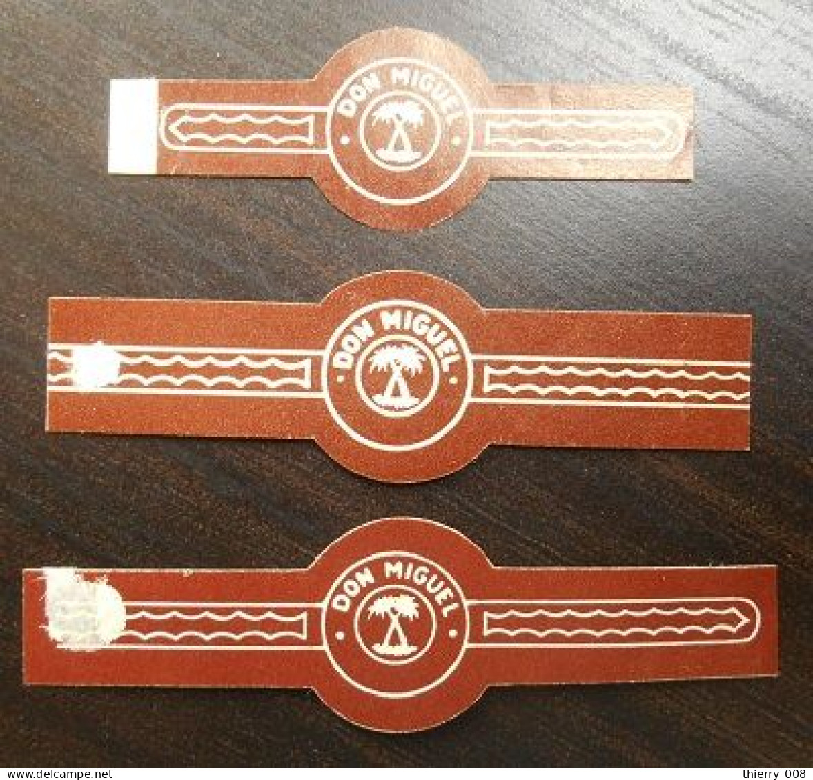 T20 Bague Bagues Cigare Cigares Don Miguel   3 Pièce(s) - Cigar Bands