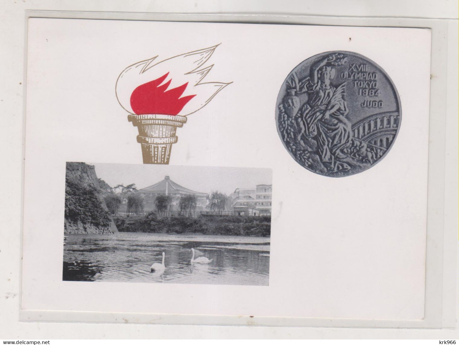 JAPAN 1964 TOKYO OLYMPIC GAMES Nice Postcard To Germany - Storia Postale