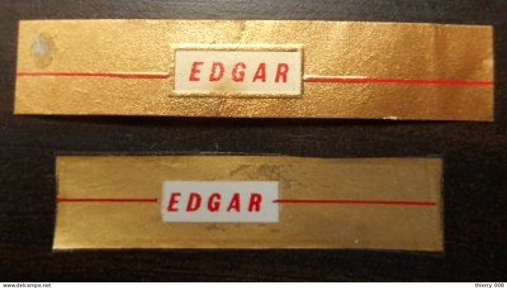 T50 Bague Bagues Cigare Cigares Edgar  2 Pièce(s) - Cigar Bands