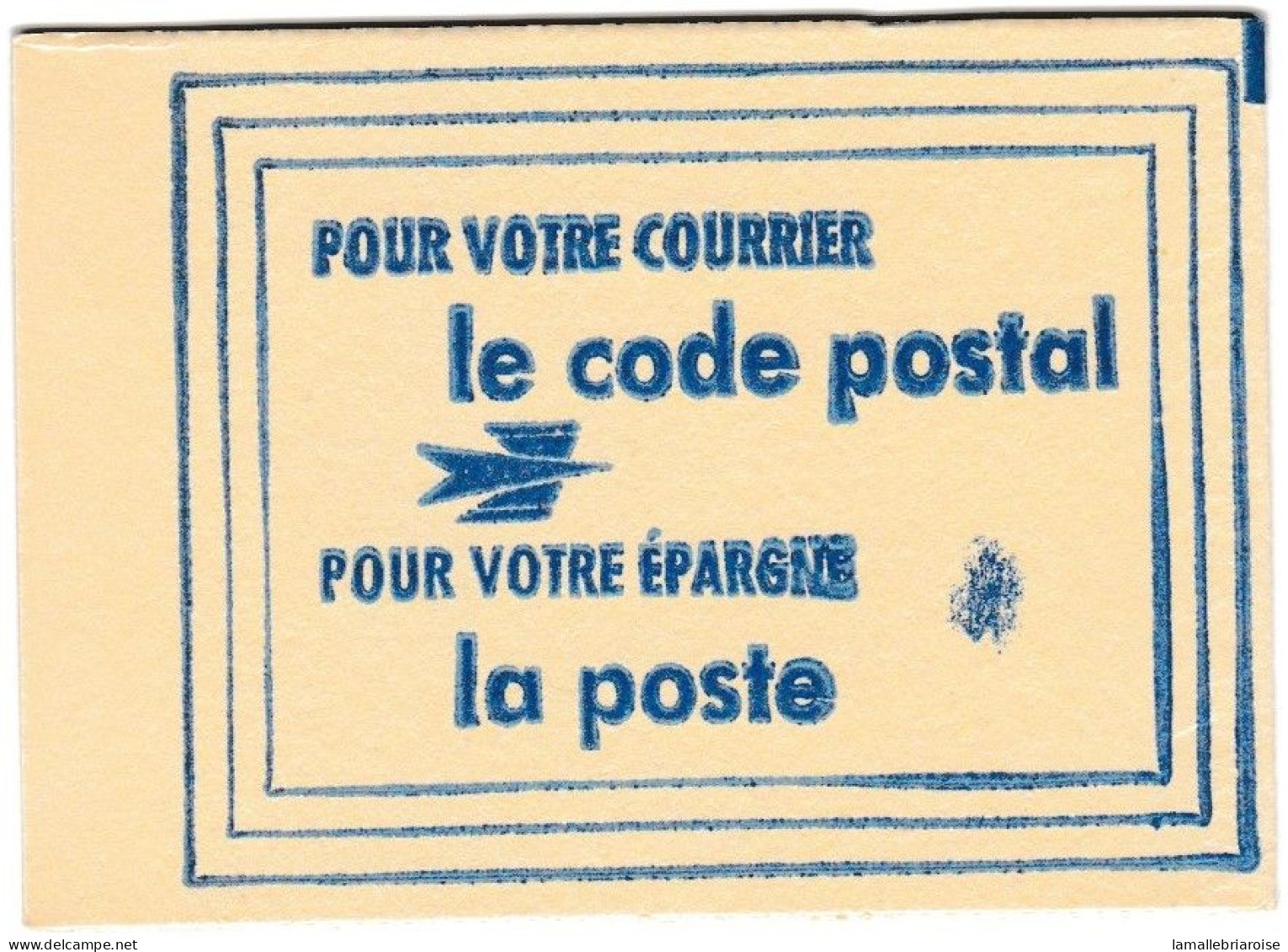 Carnet Code Postal, 67200 Strasbourg, Vignettes Oranges, Variété Tache Sur La Couverture - Blocks & Sheetlets & Booklets