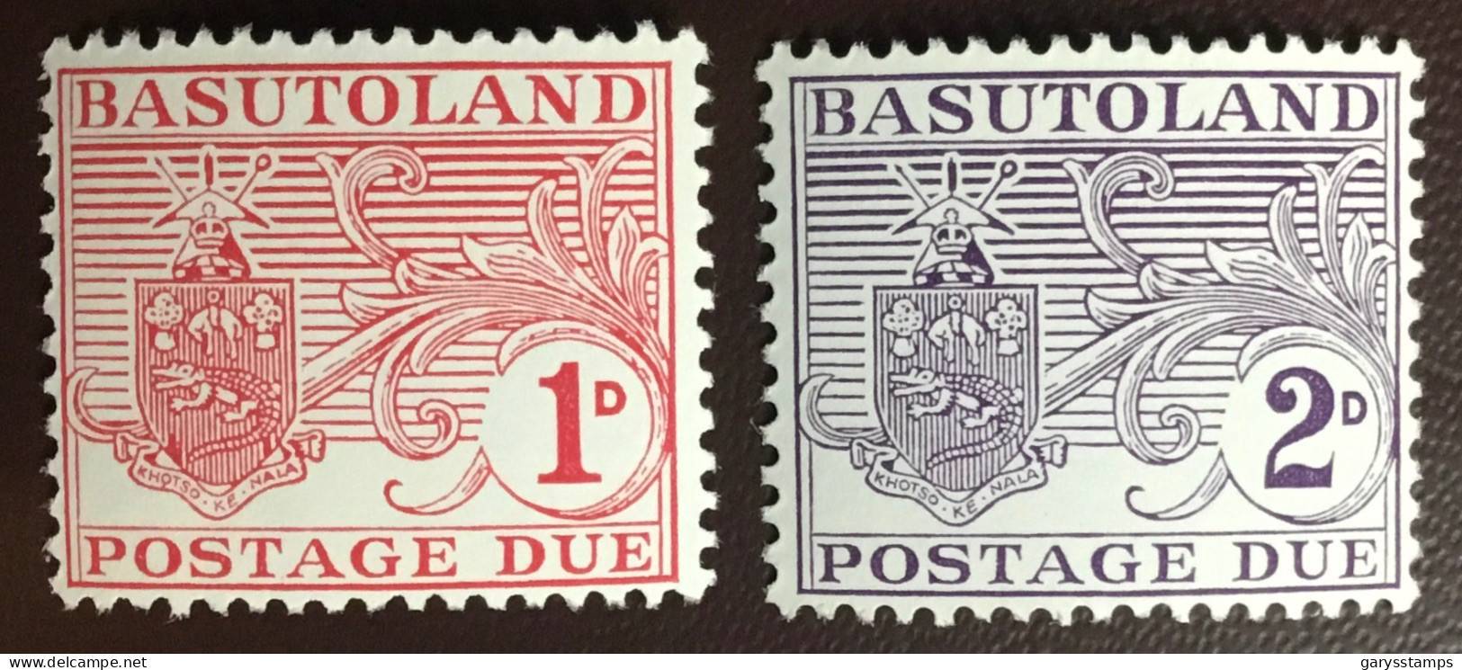 Basutoland 1956 Postage Due Set MNH - 1933-1964 Colonie Britannique