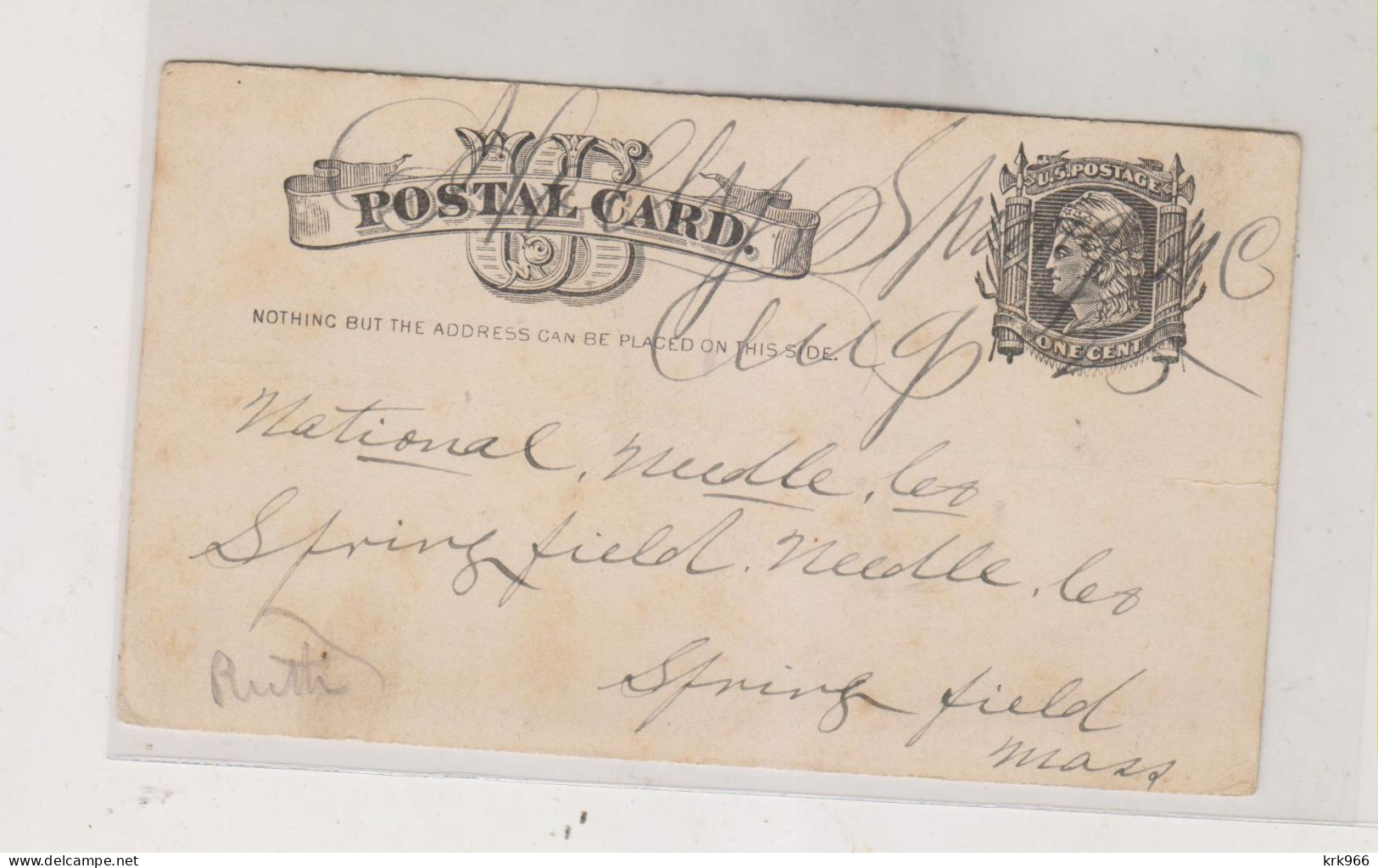UNITED STATES  Nice Postal Stationery Hand Canceled - ...-1900