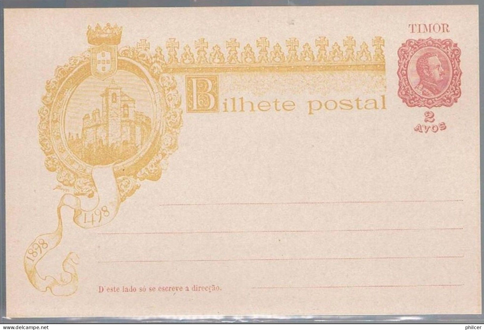 Timor, Bilhete Postal - Timor