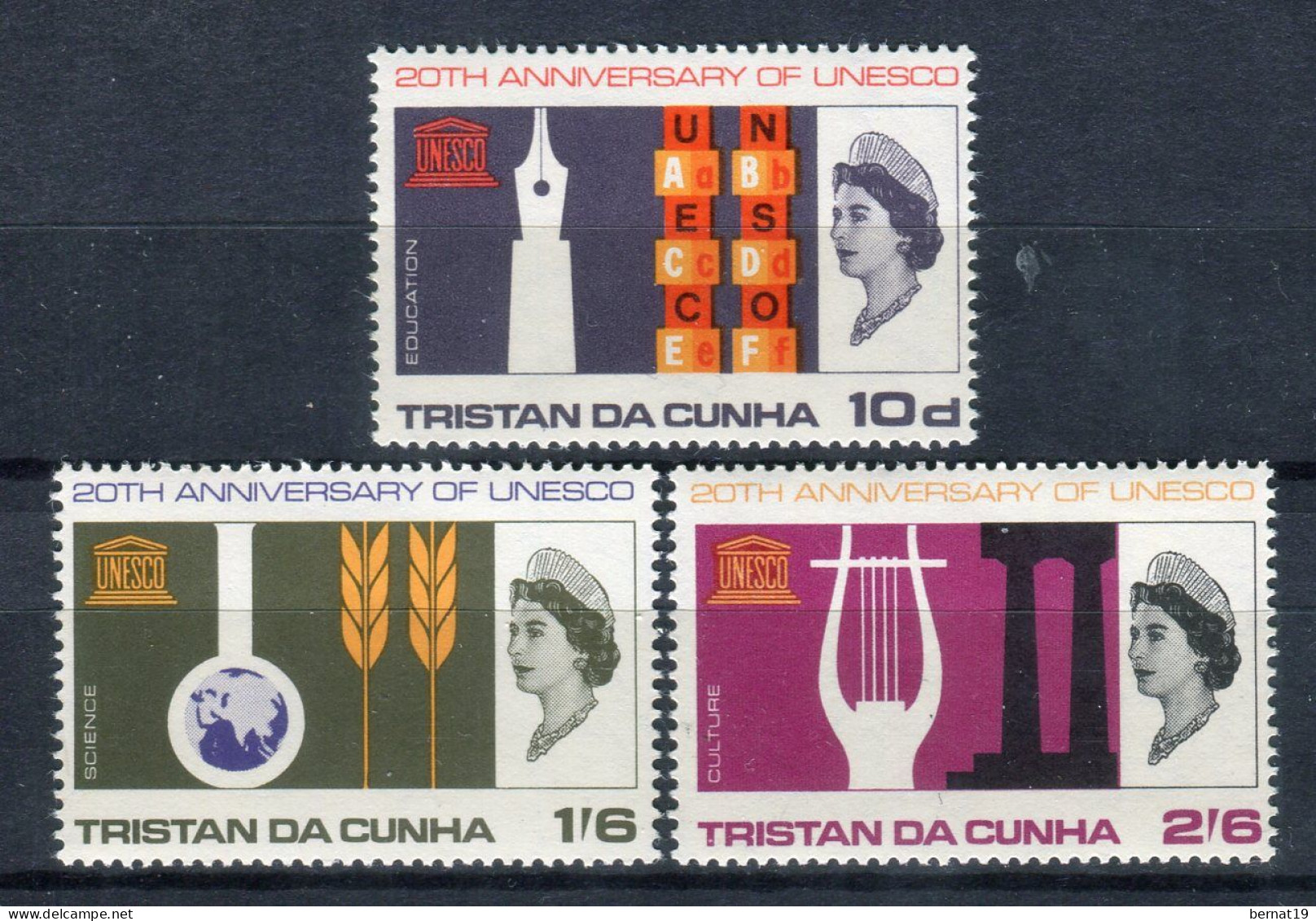 Tristan Da Cunha 1966. Yvert 101-03 ** MNH. - Tristan Da Cunha