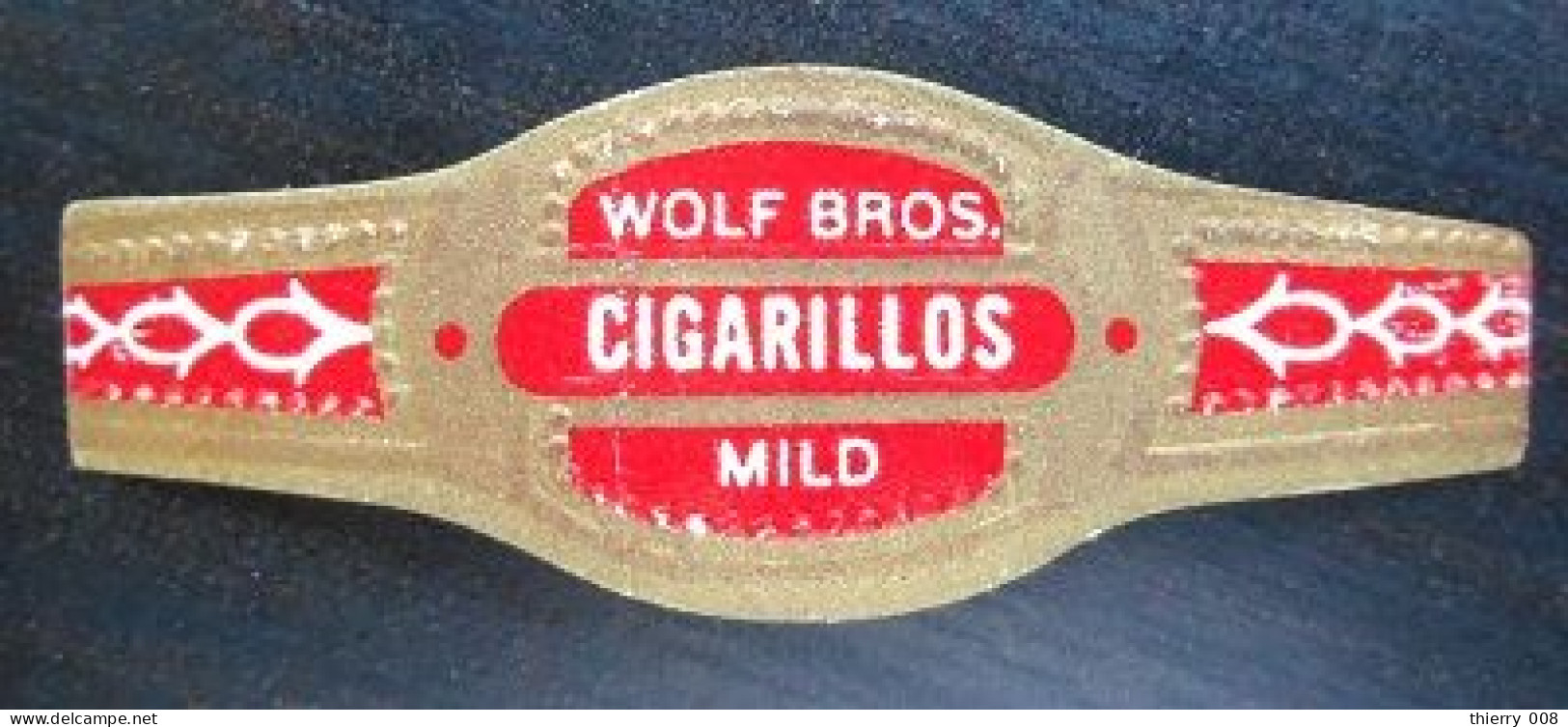 Q92 Bague Bagues Cigare Cigares  Wolf Bros Mild Cigarillos  1 Pièce - Vitolas (Anillas De Puros)