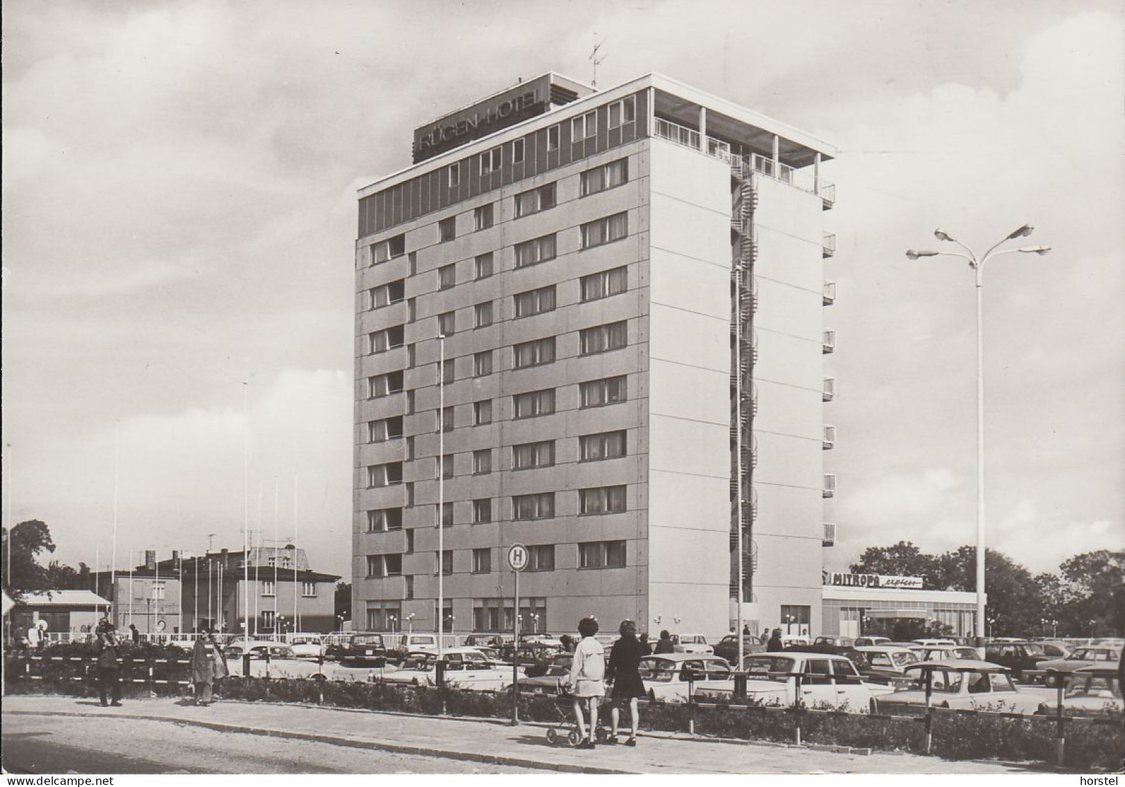 D-18546 Sassnitz - Rügen-Hotel - Mitropa - Parkplatz - Cars - Sassnitz