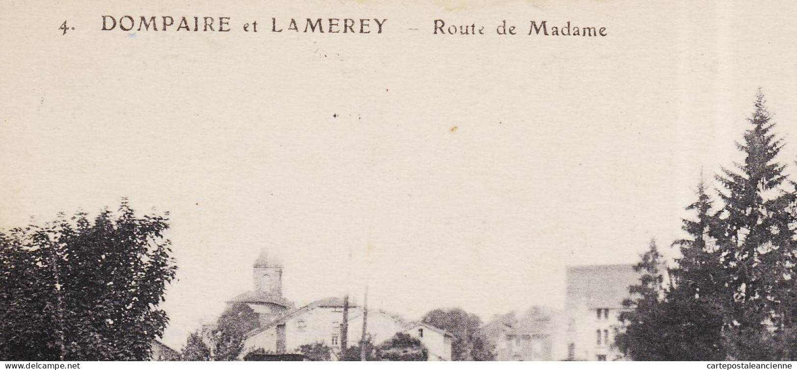 16974 / Titre Fauté DOMPAIRE Et LAMEREY 88-Vosges Route  De MADAME Pour MADONNE 1916-LE DELEY ELD 4 M.M.R AUBRY - Dompaire