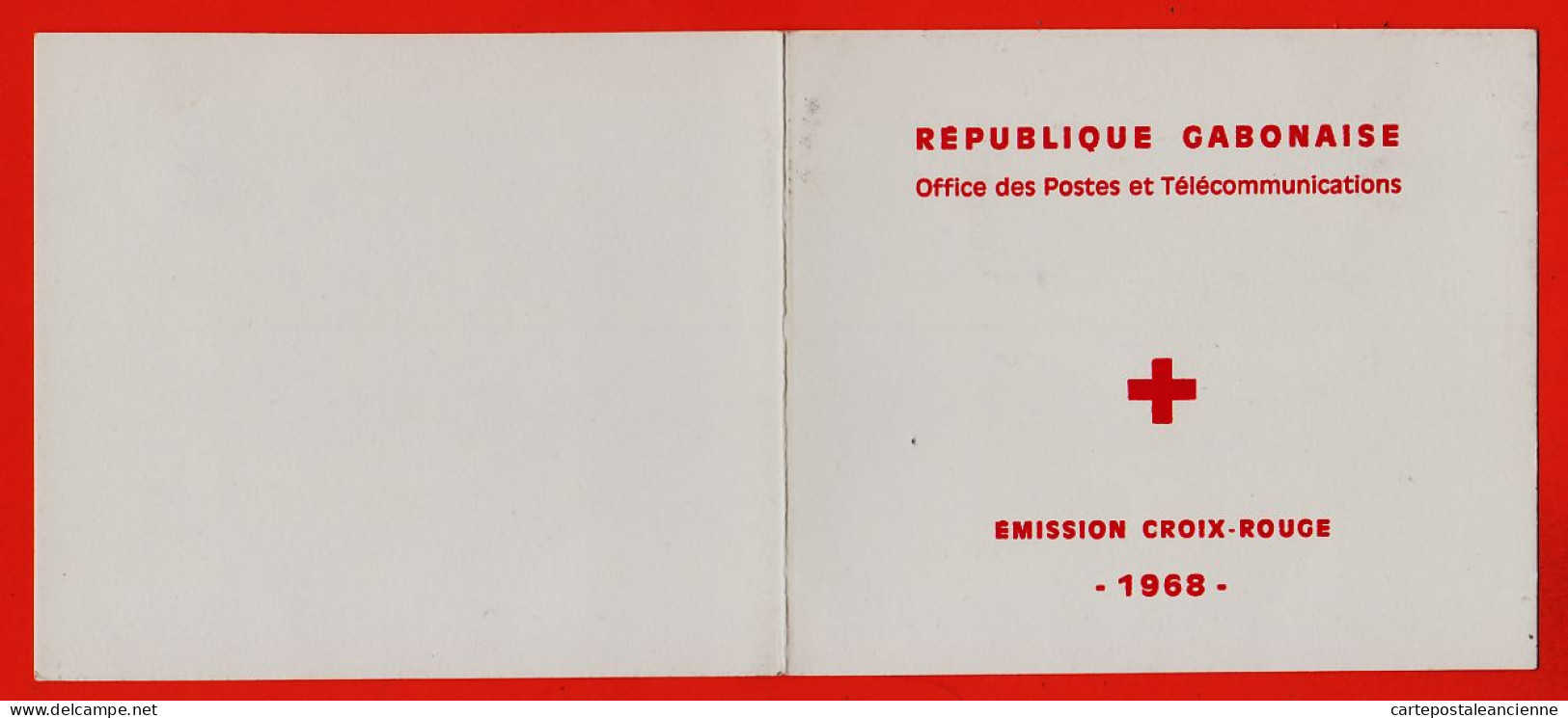 16518 / Republique GABON Carnet Bloc 4 Timbres Yvert Tellier Y-T N°14 Vème Anniversaire CROIX ROUGE 1969 LUXE MNH** - Gabon (1960-...)