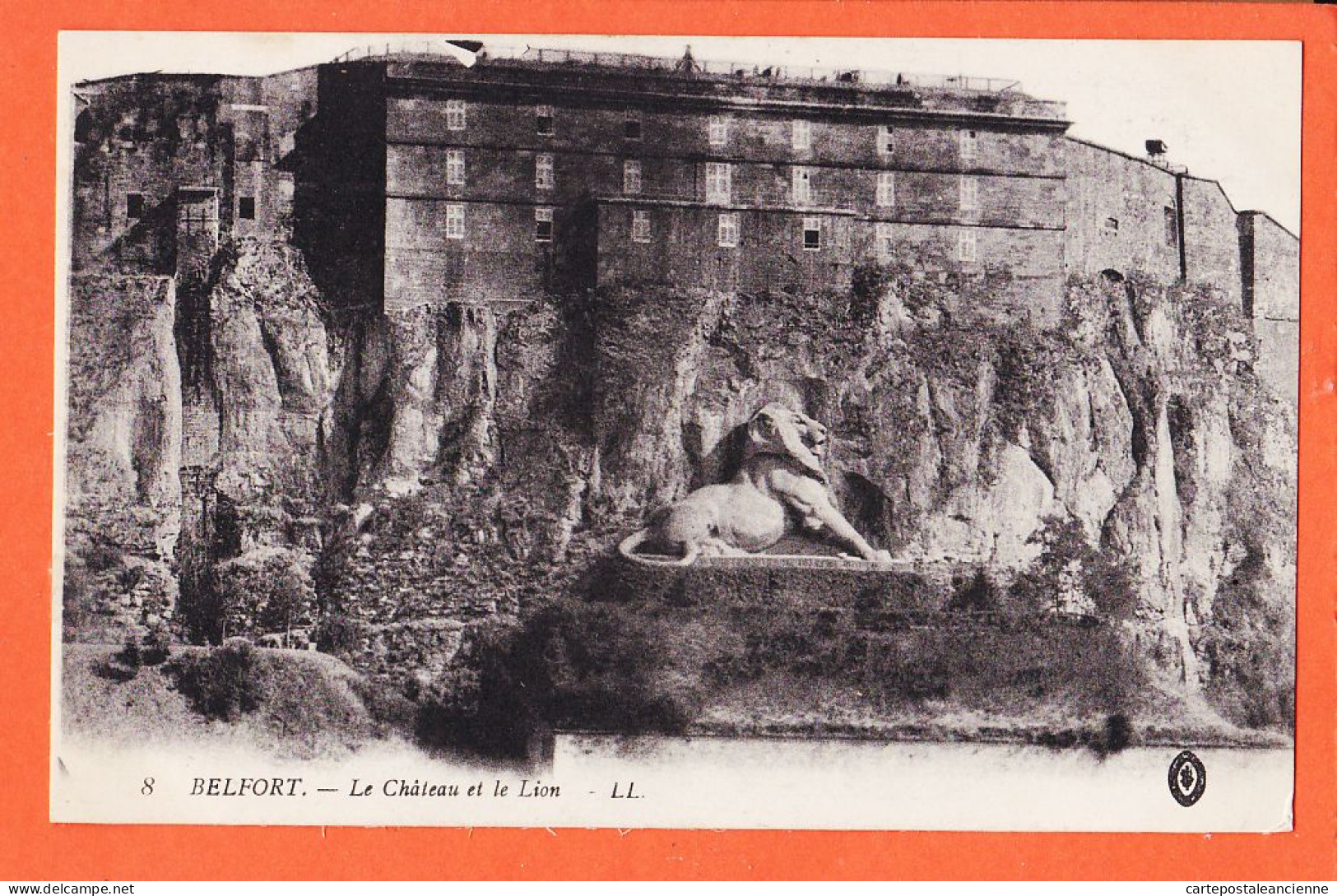 16908 / BELFORT (90) Chateau Et LION 1915s Du Poilu Achille BAUX 10e Artillerie à Marie SERRES LL 8 SELECTA  - Belfort – Le Lion