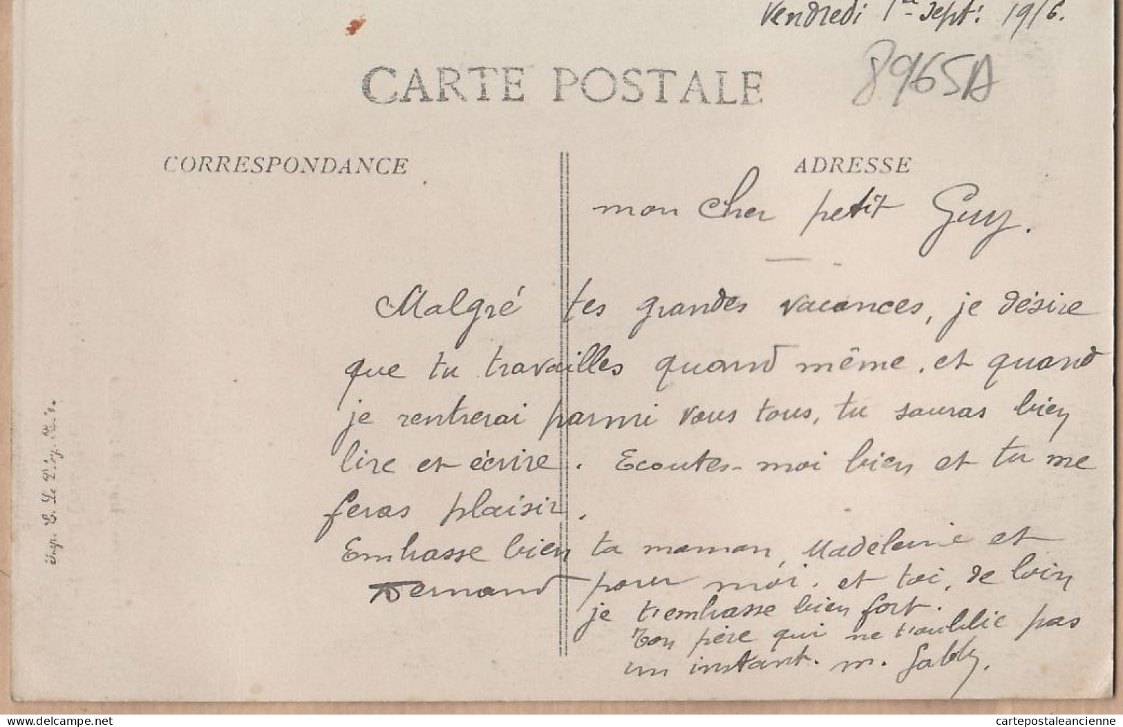 16863 / DELLE Vue De La GARE Frontière FRANCO-SUISSE Vendredi 01.09.1916 - Le DELEY BURGERMEISTER - Delle