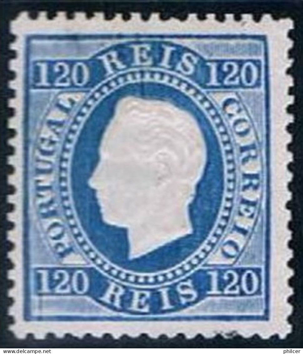 Portugal, 1870/6, # 44, MNG - Nuovi