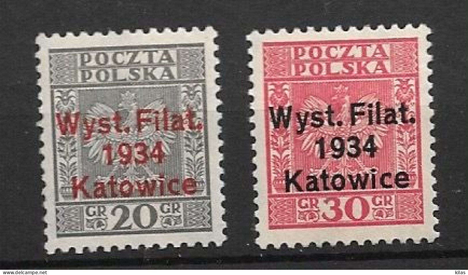 POLAND 1934 Katowice PHILATELIC EXHIBITION MH - Neufs