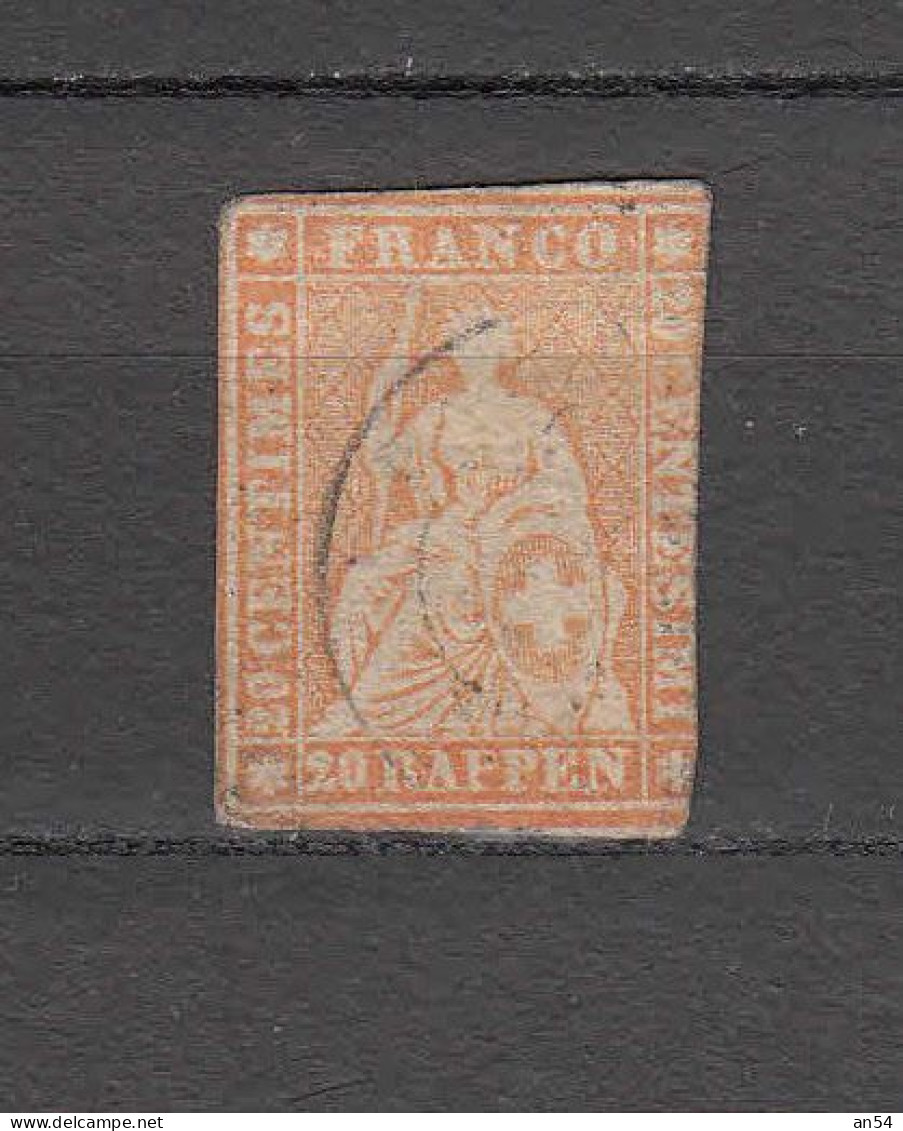 1854/62  LOT    OBLITERES   GROSSE COTE      CATALOGUE SBK - Oblitérés