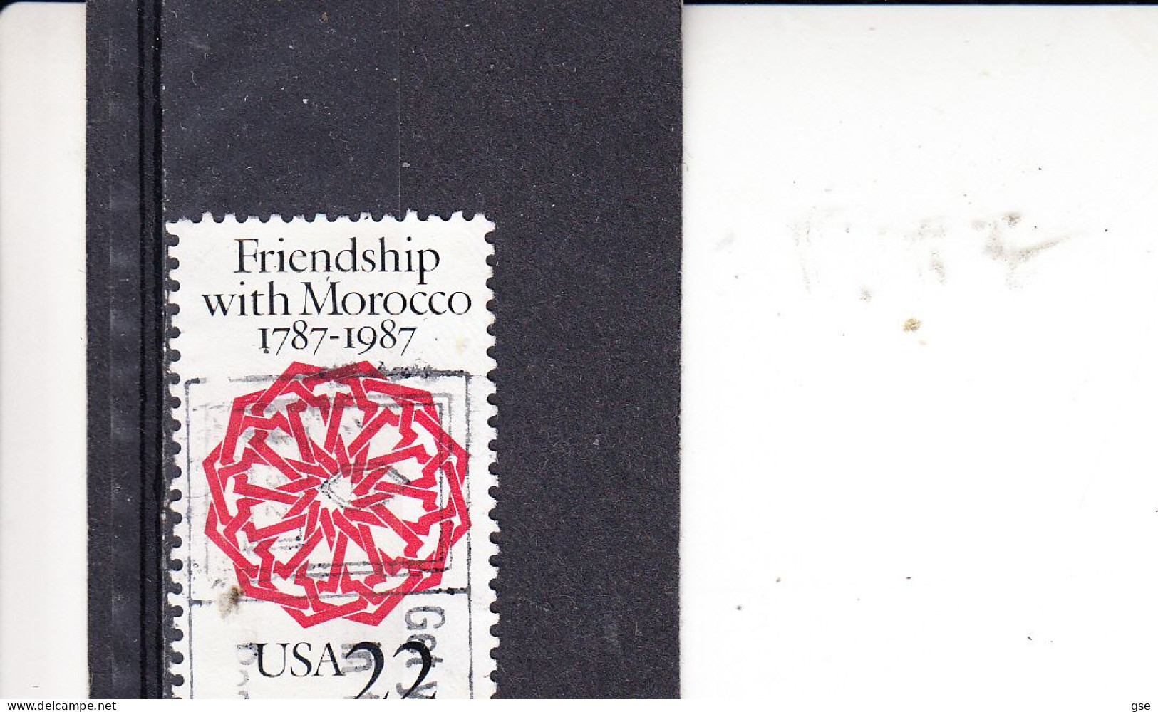 STATI UNITI   1987 - Yvert   1769° - Amicizia Marocco - Used Stamps