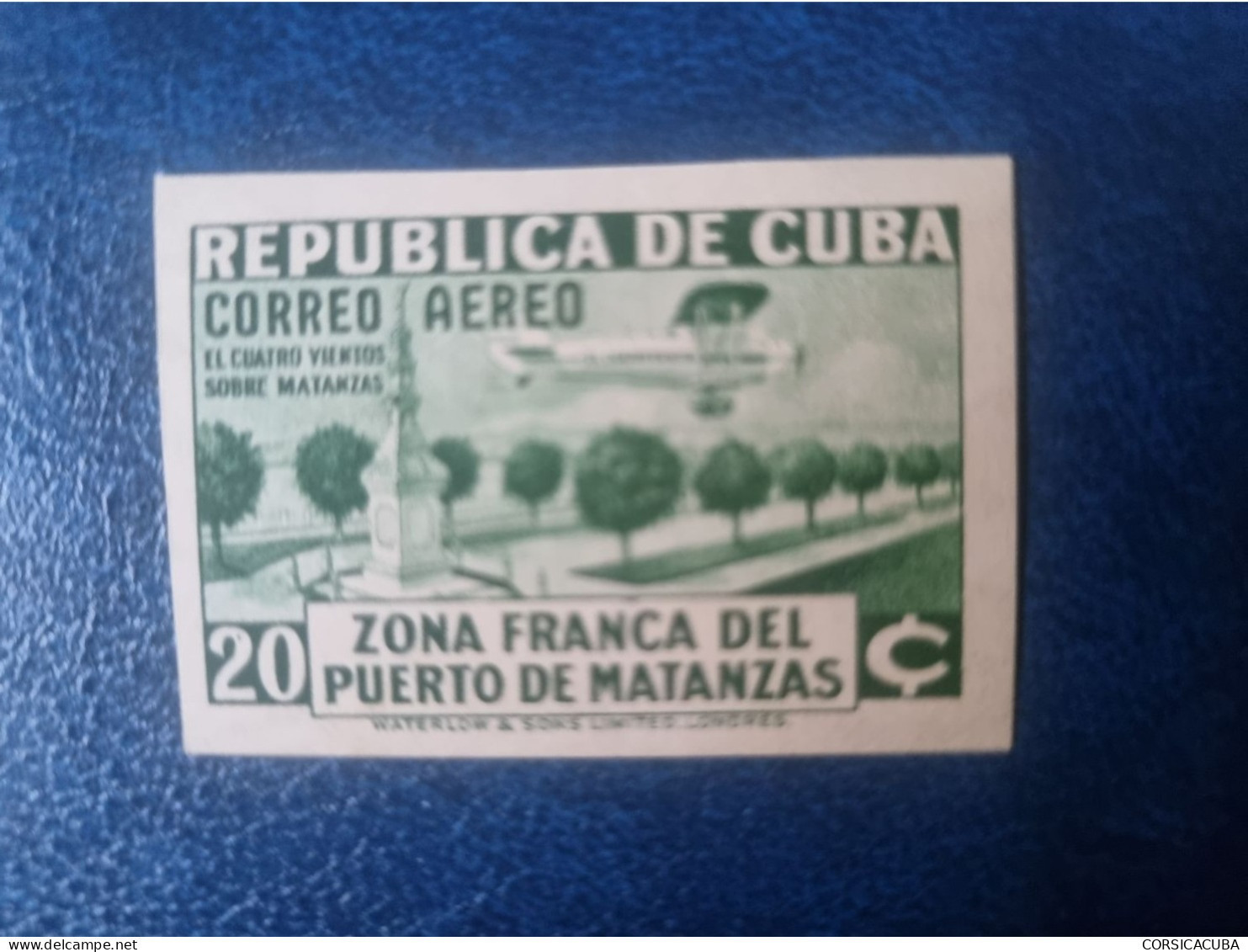 CUBA  NEUF  1936  ZONA  FRANCA  DEL  PUERTO  DE  MATANZAS // PARFAIT ETAT // 1er CHOIX // Sin Dentar--non Dentelé - Nuovi