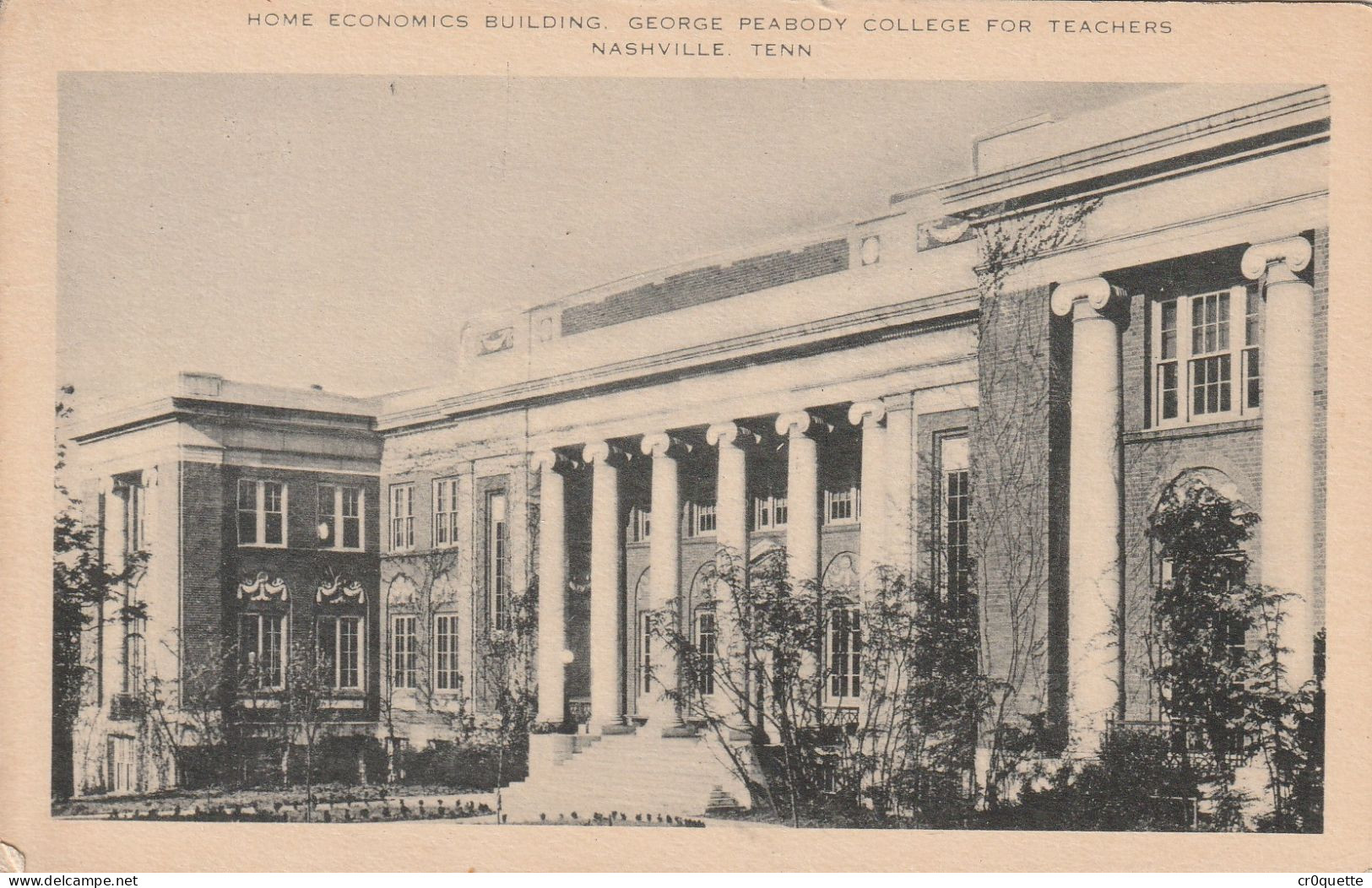 # ETATS UNIS - NASHVILLE TENNESSEE / GEORGE PEABODY COLLEGE FOR TEACHERS Et A. JACKSON'S TOMB (lot De 5 CP) - Nashville