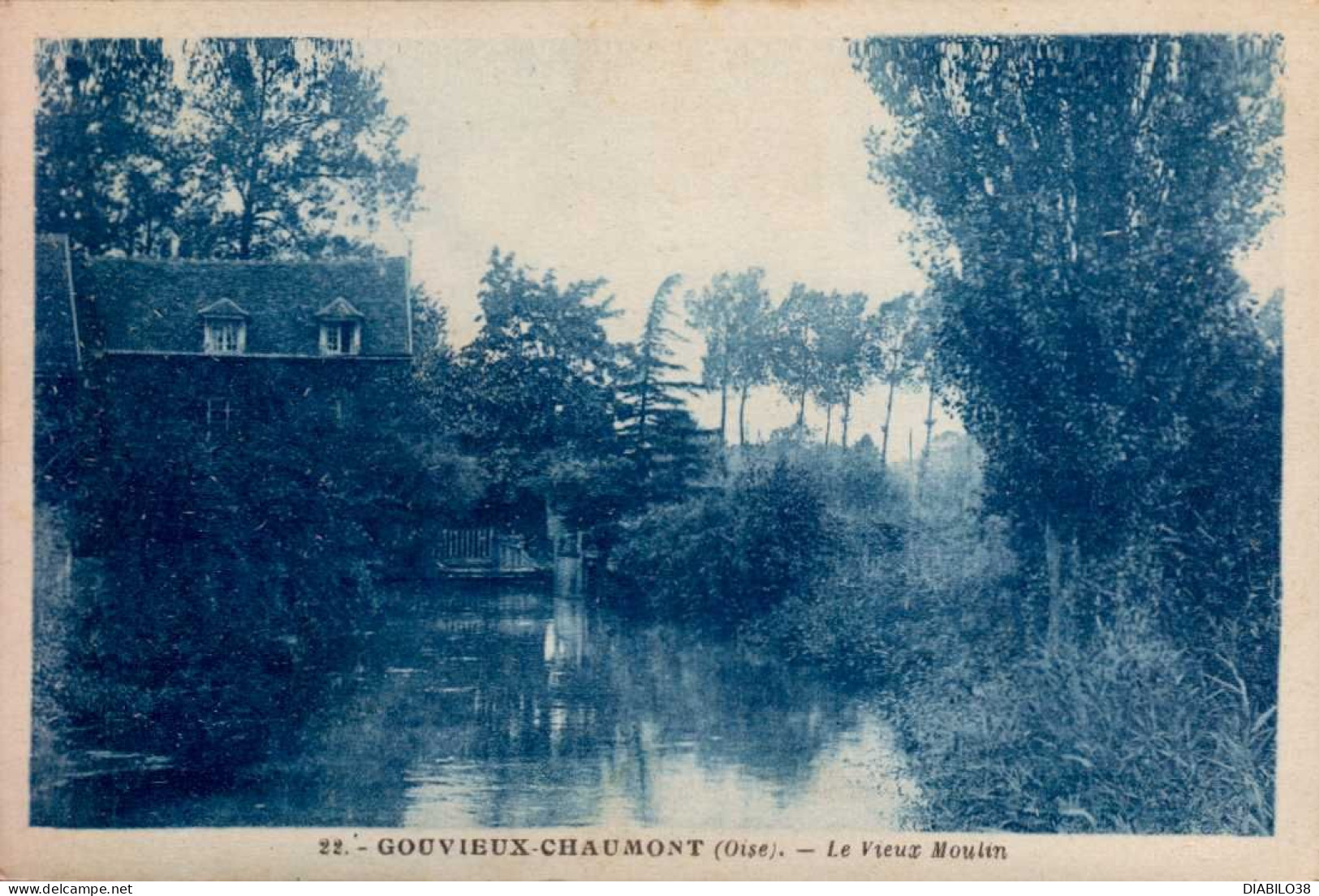 GOUVIEUX-CHAUMONT      ( OISE )     LE VIEUX MOULIN - Gouvieux