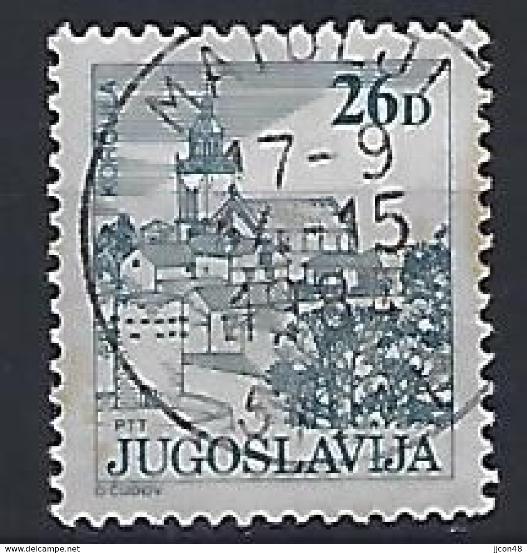 Jugoslavia 1984  Sehenswurdigkeiten (o) Mi.2059 A - Usados