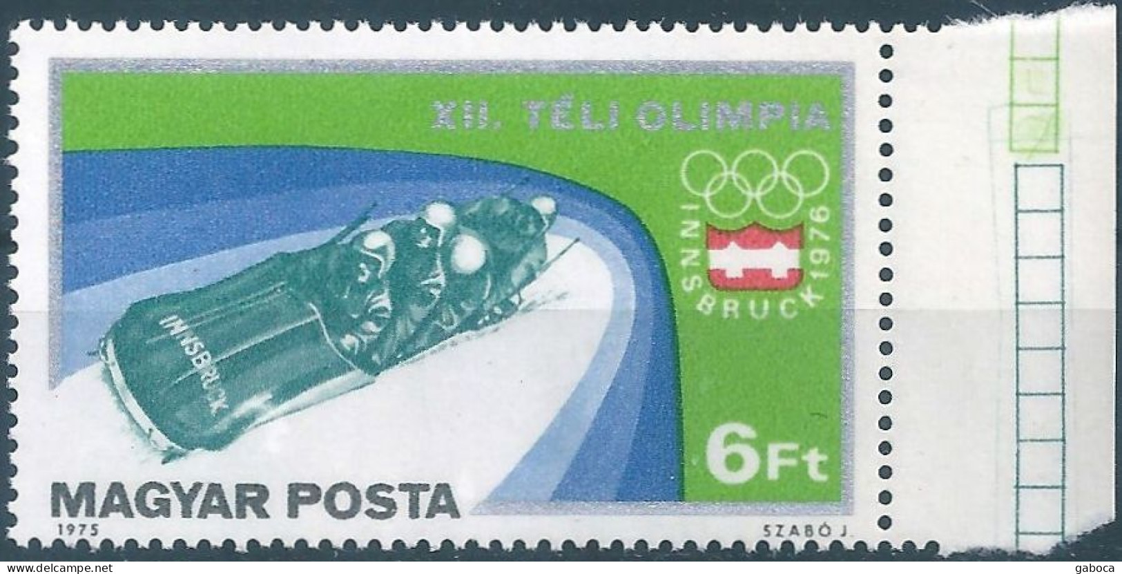 C5877 Hungary Winter Olympics Innsbruck Team Sport MNH RARE - Hiver 1976: Innsbruck