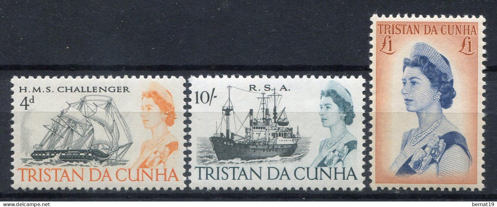 Tristan Da Cunha 1967. Yvert 113-15 ** MNH. - Tristan Da Cunha