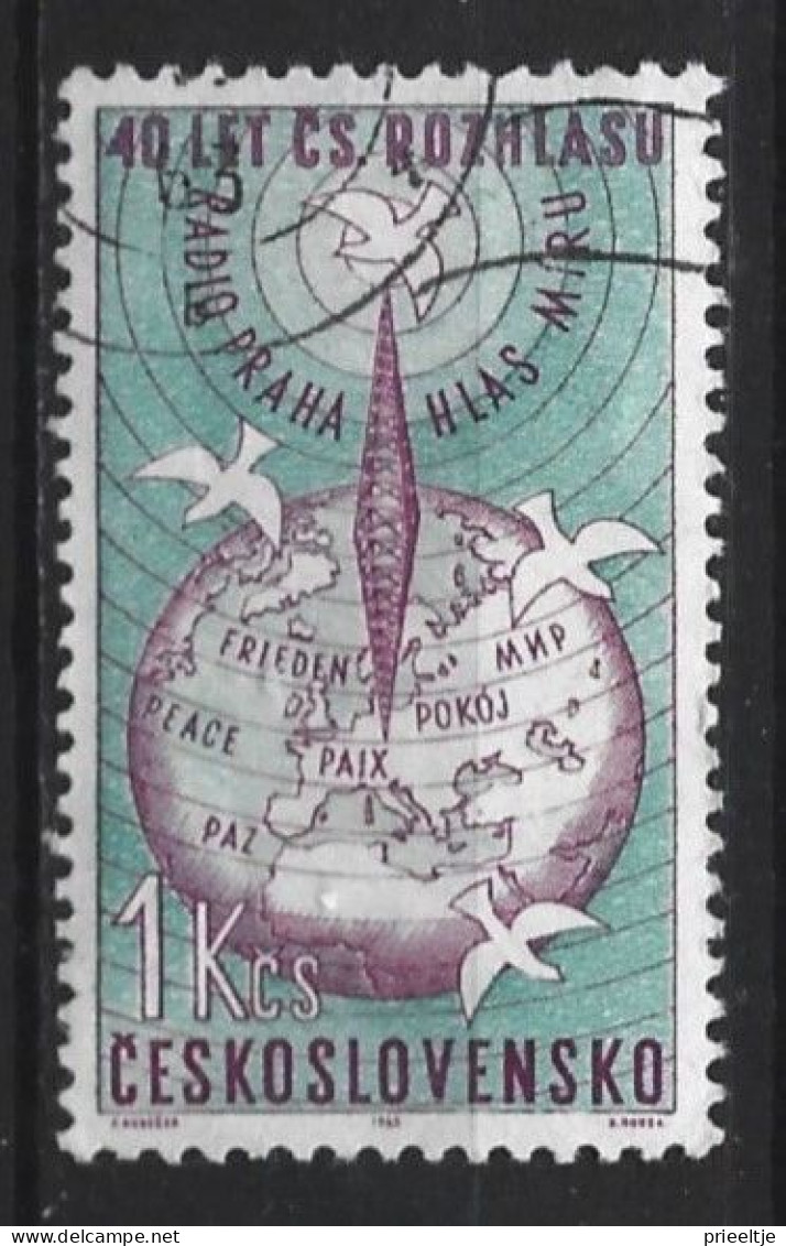 Ceskoslovensko 1963 40 Y. Radio Prague   Y.T. 1280 (0) - Used Stamps