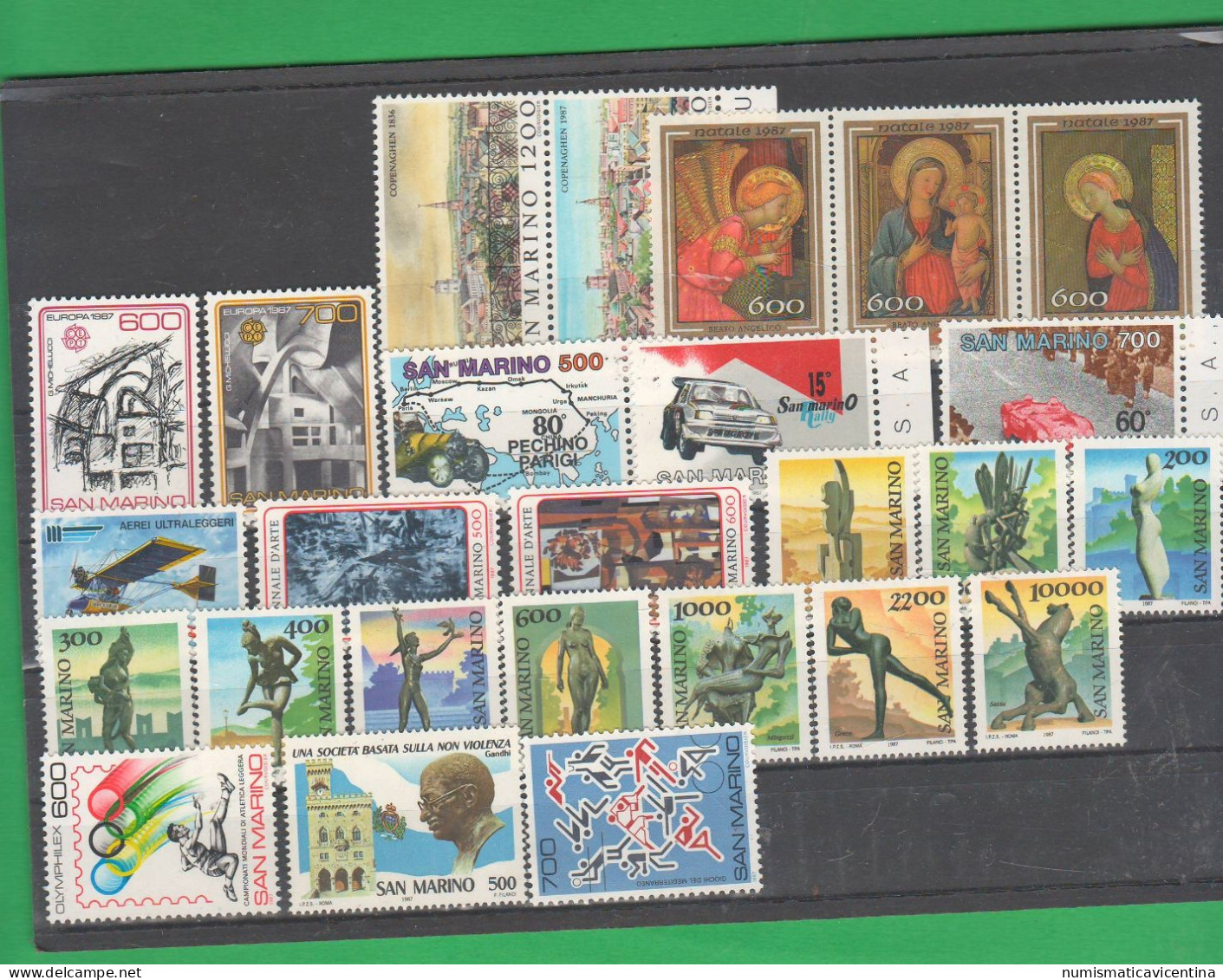 San Marino 1987 Annata Completa 26 Francobolli Valori NUOVI ** Stamps Saint Marin - Nuovi