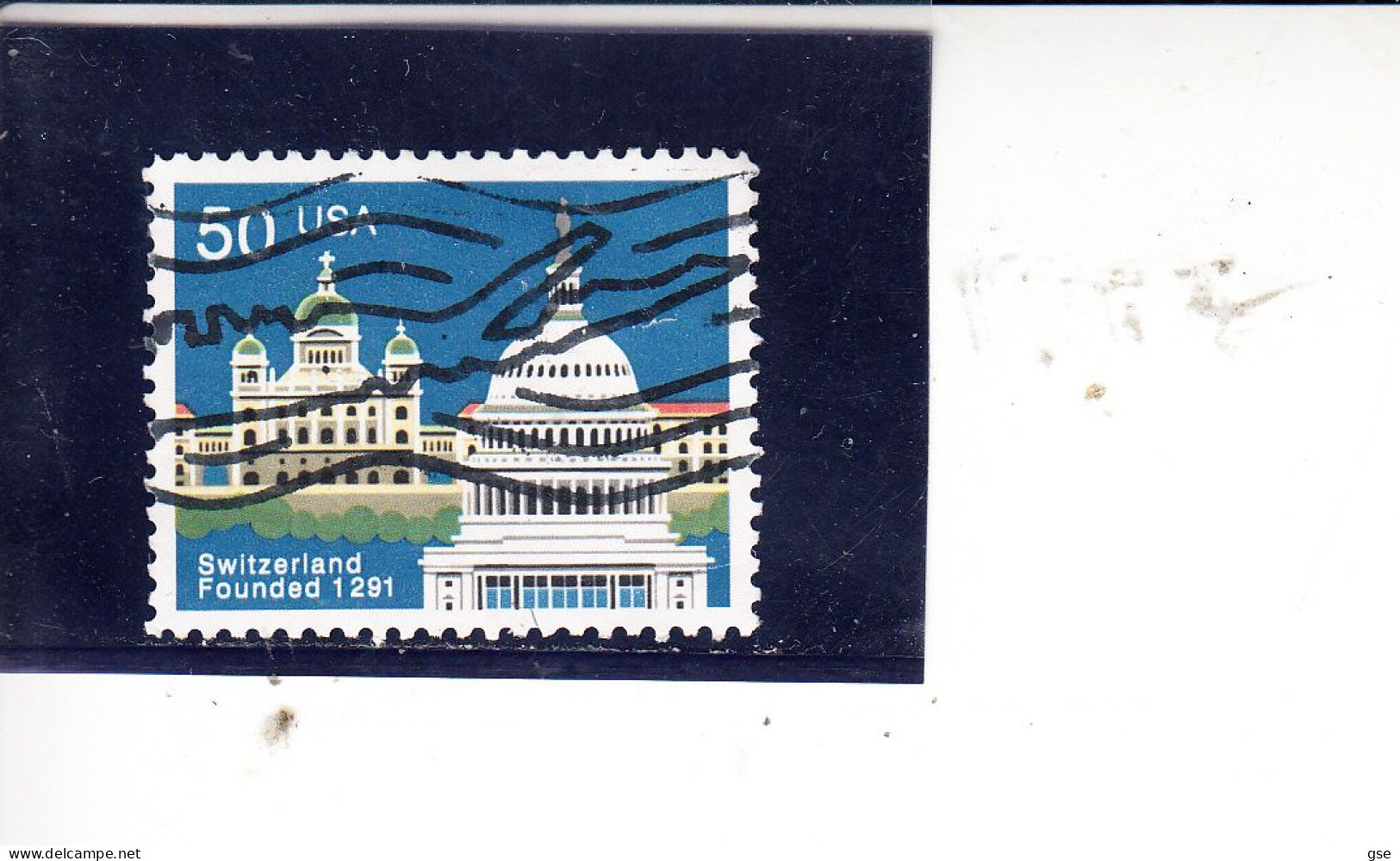 STATI UNITI   1991 - Yvert   1930° - Confederazione Svizzera - Used Stamps