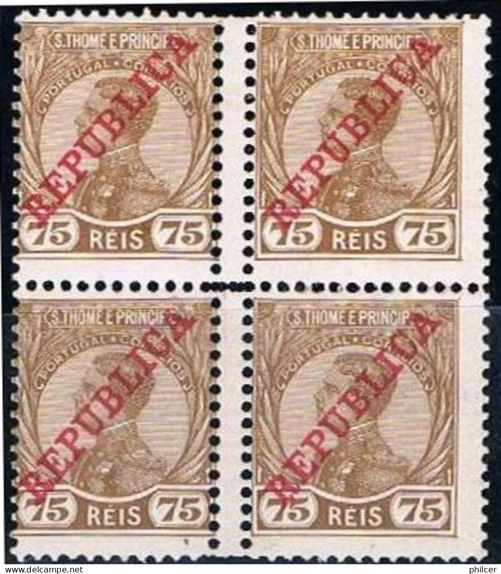 S. Tomé, 1912, # 117, Erro De Denteado, MH - St. Thomas & Prince