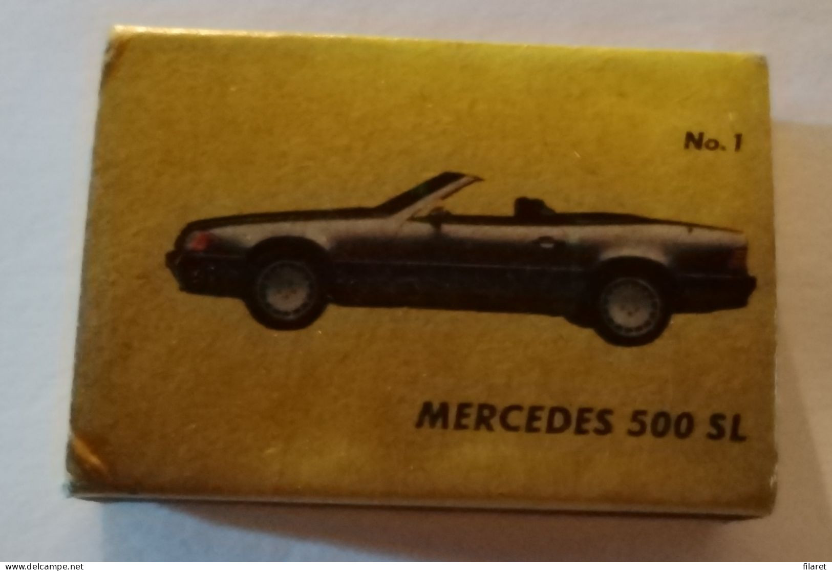 Mercedes 500SL, Car/automobile,MALAZLAR FACTORY,Turcia,matchbox - Luciferdozen