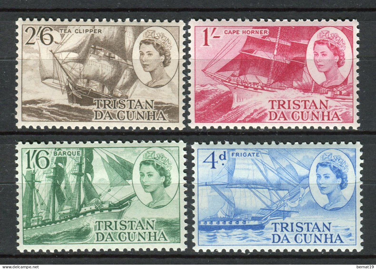 Tristan Da Cunha 1969. Yvert 124-27 ** MNH. - Tristan Da Cunha