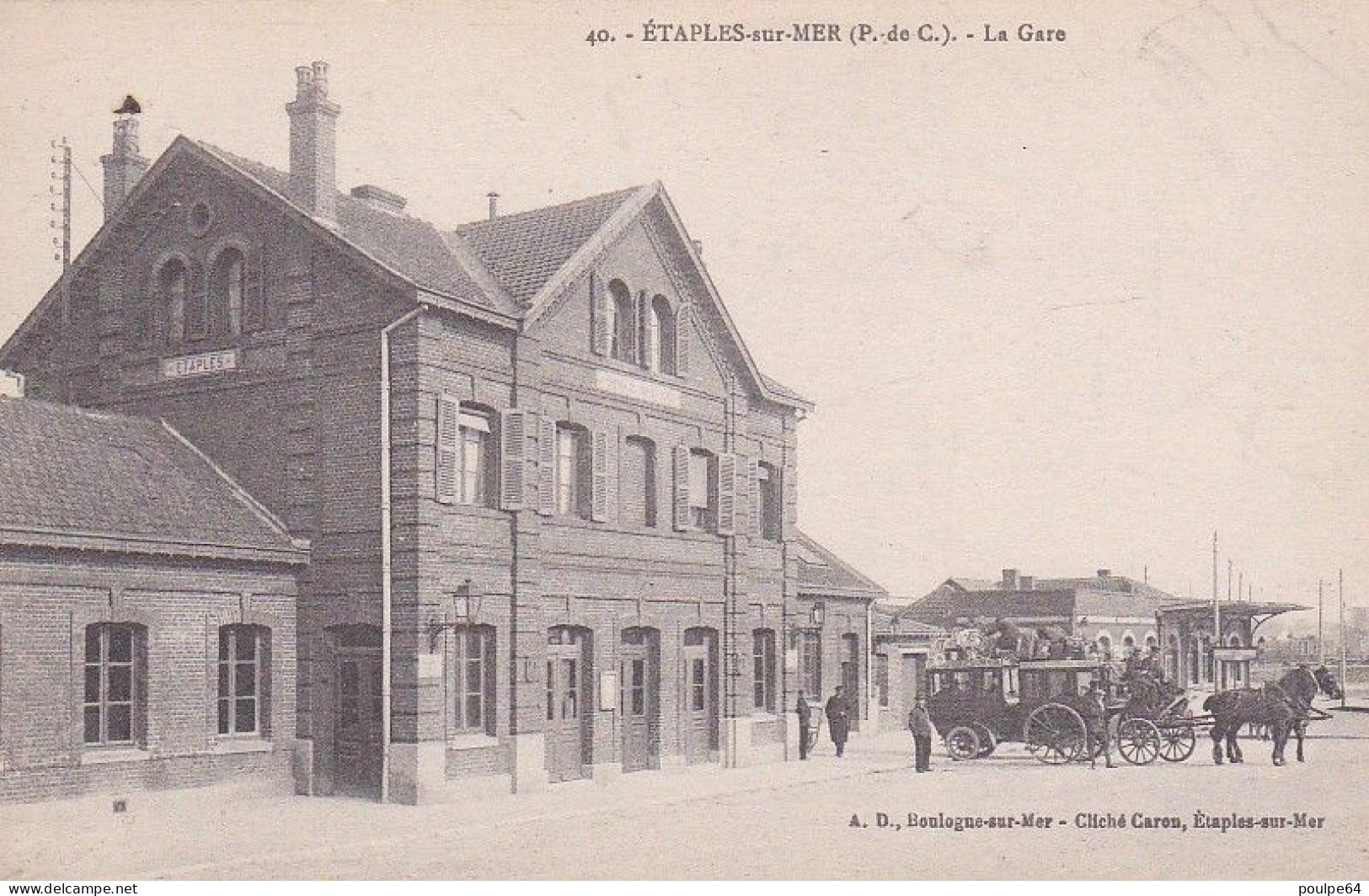 La Gare : Vue Extérieure - Etaples