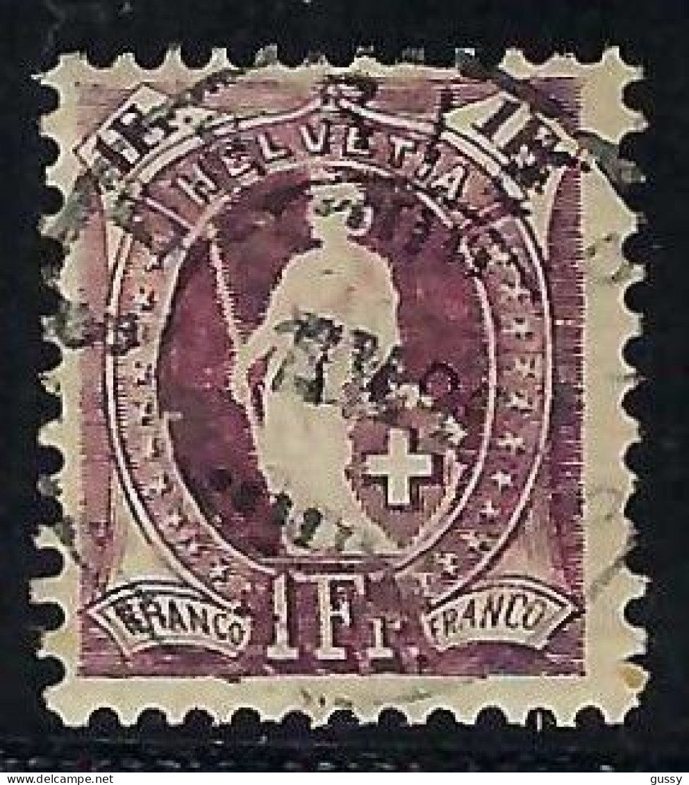 SUISSE 1894-1900: Le ZNr. 71D, TB Obl. CAD "Serrières" - Gebraucht