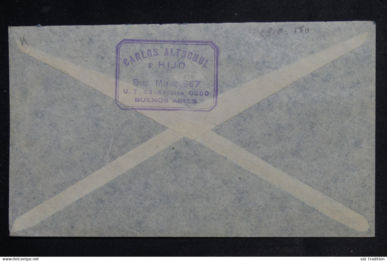 ARGENTINE - Enveloppe De Buenos Aires Pour L'Allemagne Par Avion En 1935  - L 150882 - Lettres & Documents