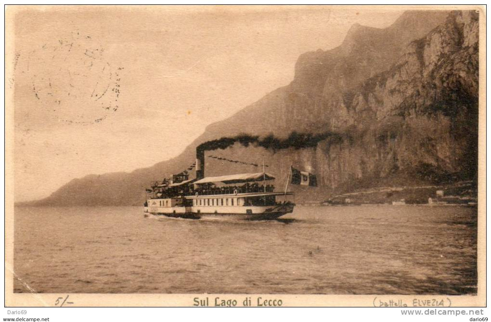 1915 LAGO DI LECCO - Lecco