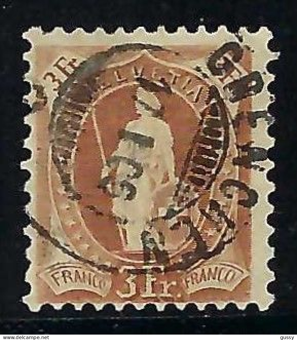 SUISSE 1894-1900: Le ZNr. 72D, TB Obl. CAD "Grenchen, SO" - Gebraucht